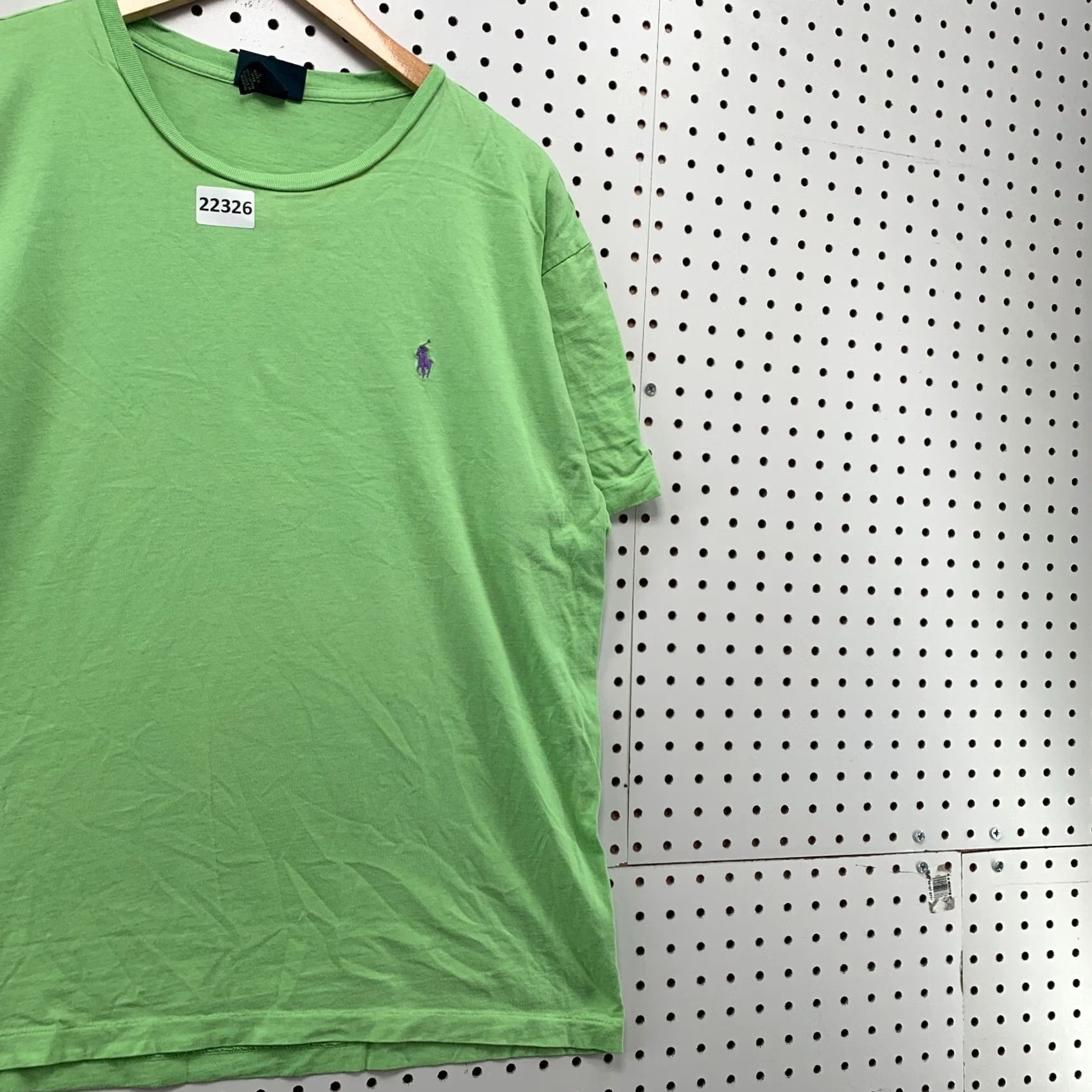 Polo Ralph Lauren Polo Ralph Lauren Shirt Men Large Green Purple Pony Single Stitch 22.5x27.5 Size US L / EU 52-54 / 3 - 4 Thumbnail