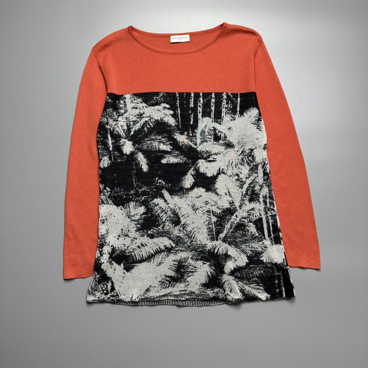 Dries Van Noten Dries Van Noten - Fall 2017 Palm Trees - Sweatshirt Size S / US 4 / IT 40 - 1 Thumbnail