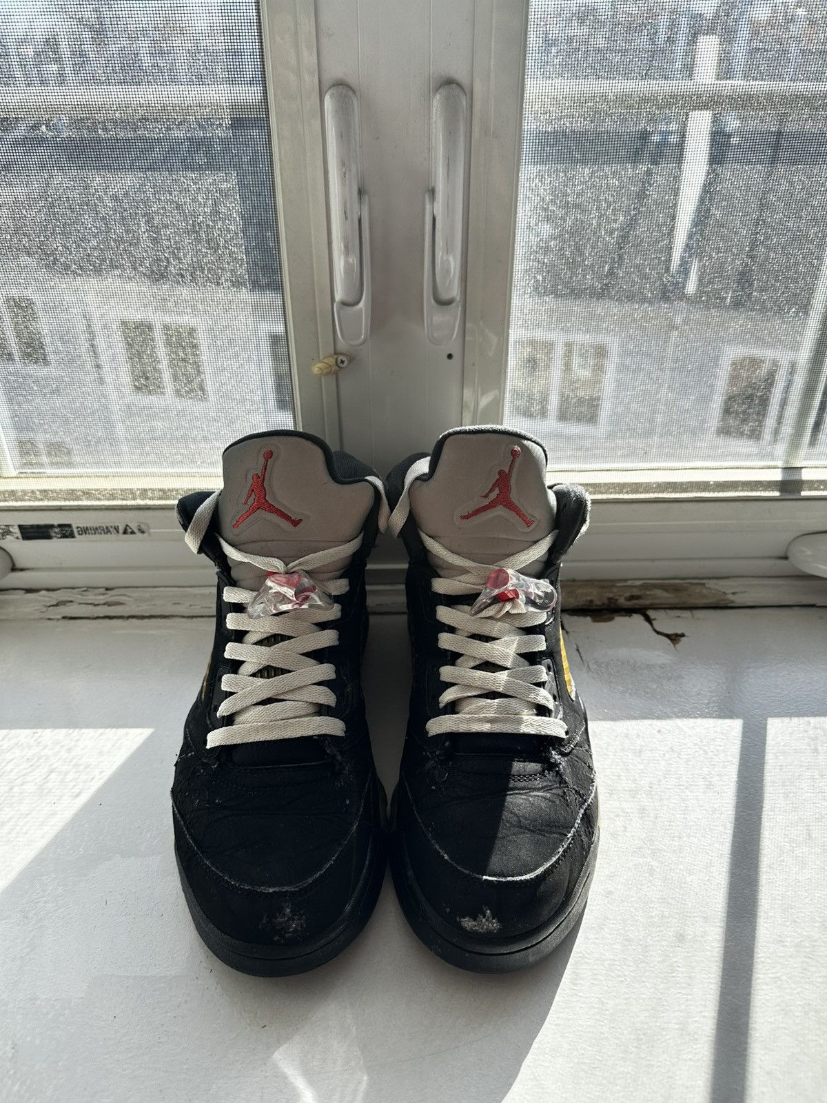 Jordan Brand Air Jordan 5 Retro OG ‘Black Metallic’ 2016 Size US 9.5 / EU 42-43 - 3 Thumbnail