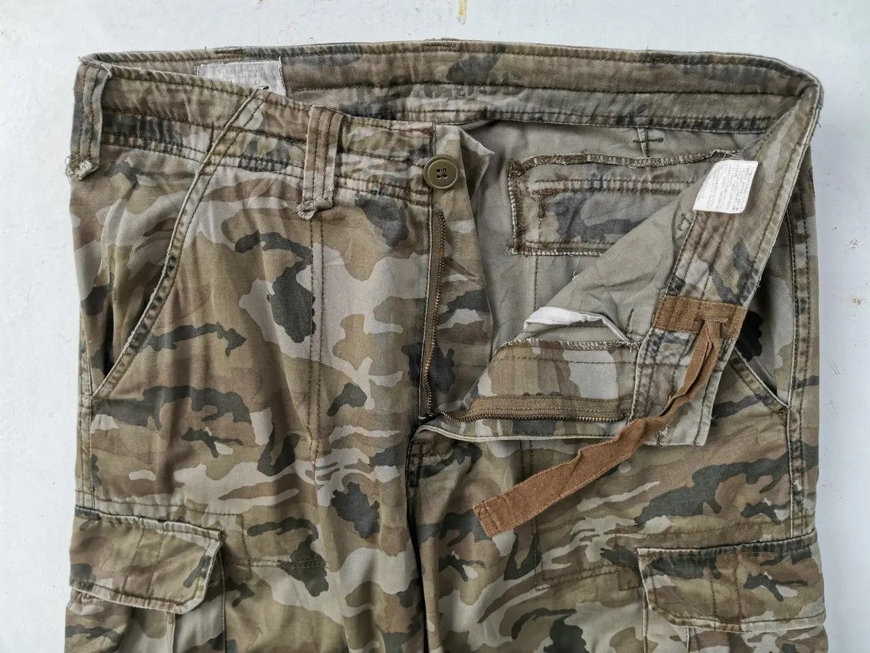 Japanese Brand Real Crush Tactical Cargo Multipocket Pants Size US 32 / EU 48 - 14 Thumbnail