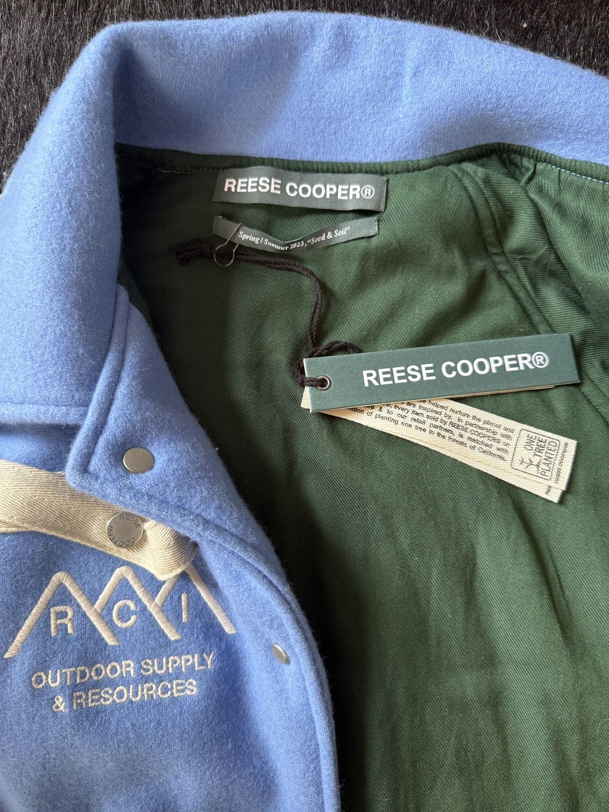 Reese Cooper Reese Cooper Embroidered Vibes Varsity Jacket Size US S / EU 44-46 / 1 - 7 Thumbnail