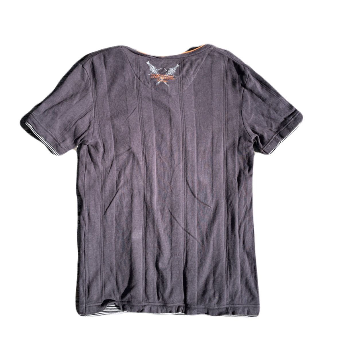 If Six Was Nine 2000s Japanese archive Vkei Layered Poem V-Neck Tee Gyaruo Size US M / EU 48-50 / 2 - 4 Thumbnail