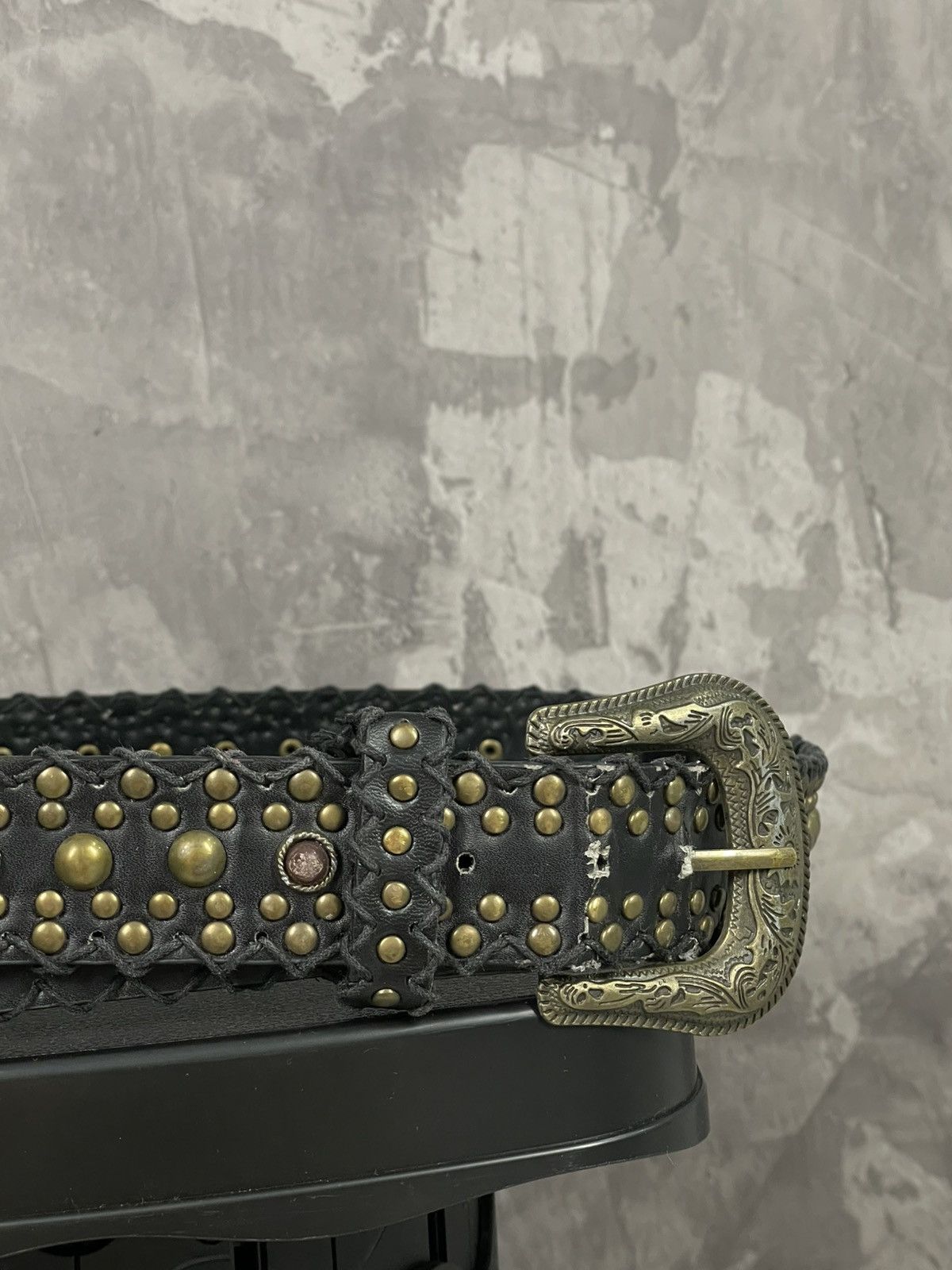20471120 × If Six Was Nine × Le Grande Bleu (L.G.B.) Y2K Glamour Studded Japanese Brand Metal Belt Size ONE SIZE - 5 Thumbnail