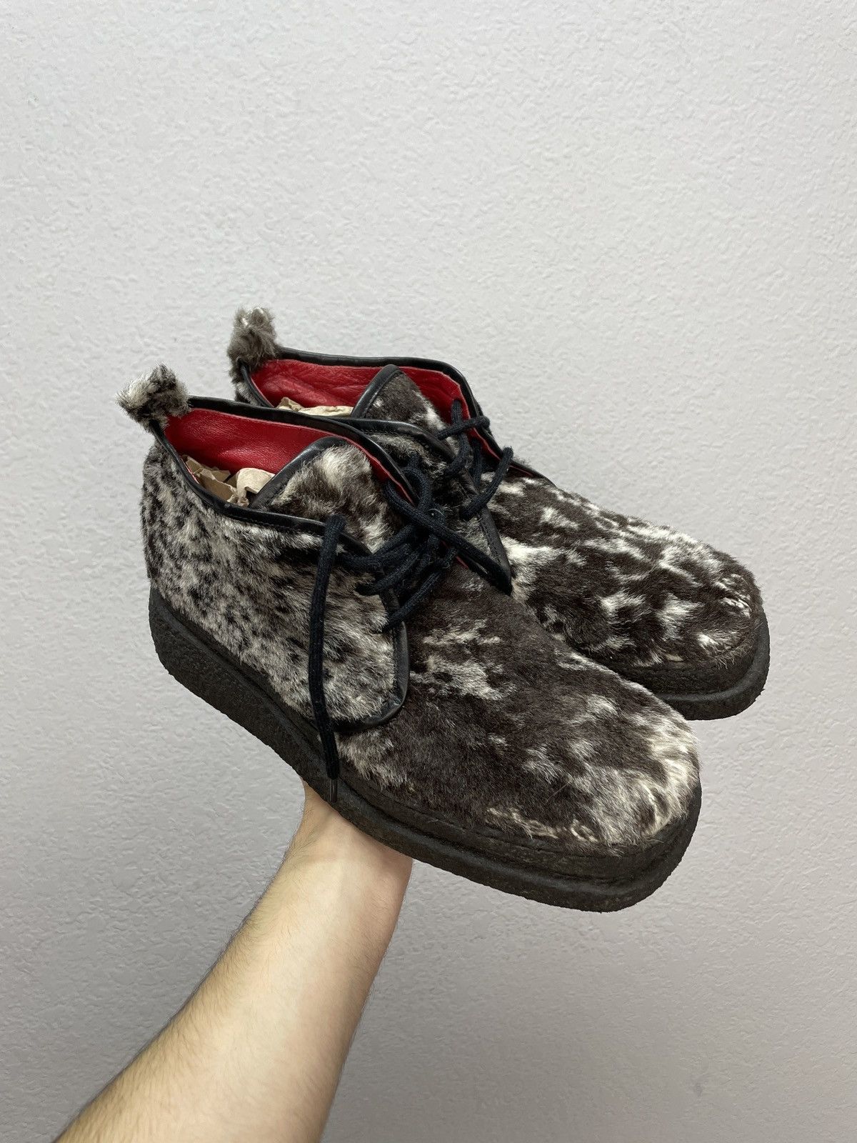 Just Cavalli Just Cavalli Vintage Pony Hair Shoes Rare Statement Pair Size US 10 / EU 43 - 4 Thumbnail