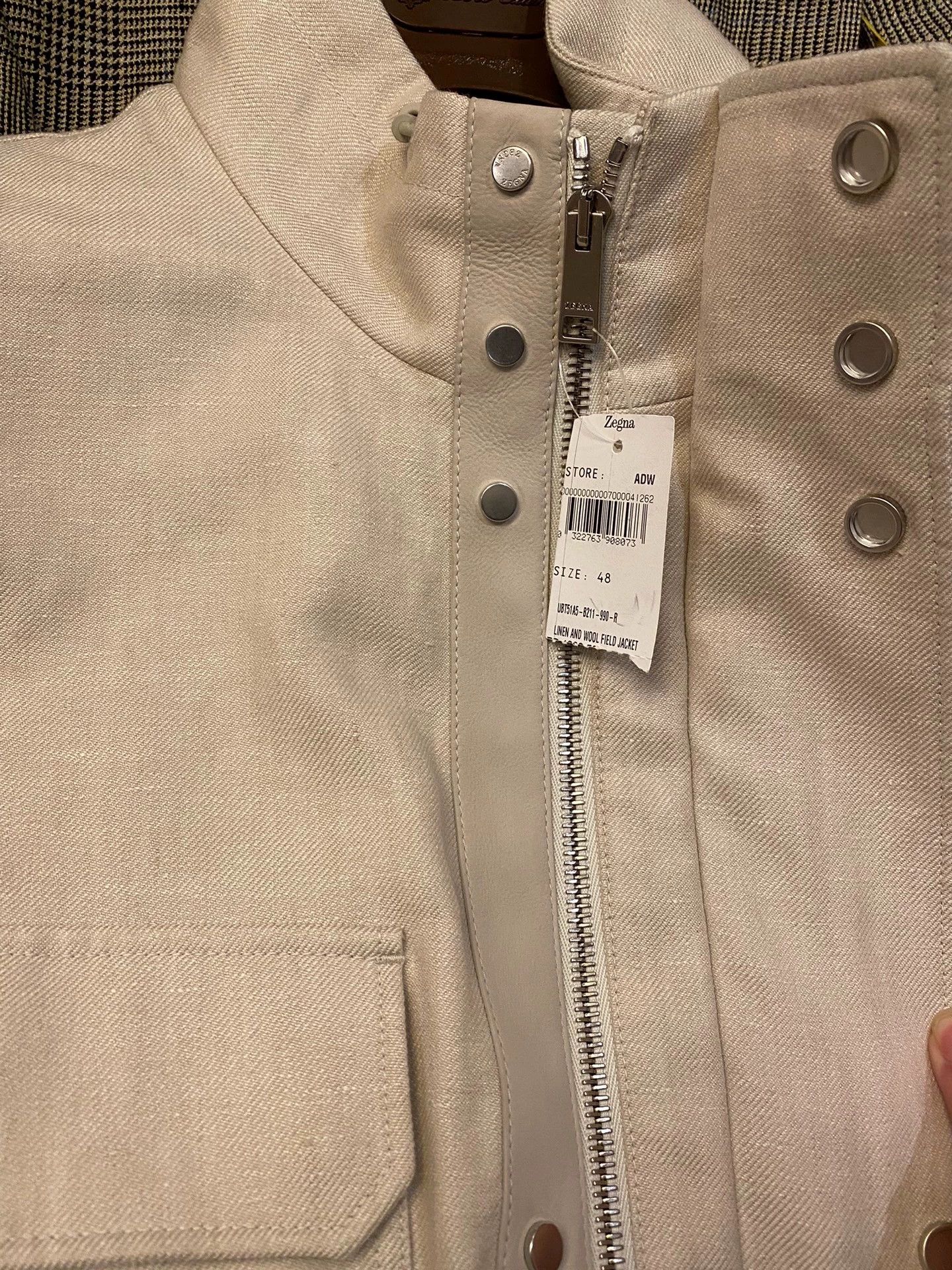 Ermenegildo Zegna ZEGNA Traveler 4-Pocket Linen-Wool Italian Jacket Size US M / EU 48-50 / 2 - 6 Thumbnail