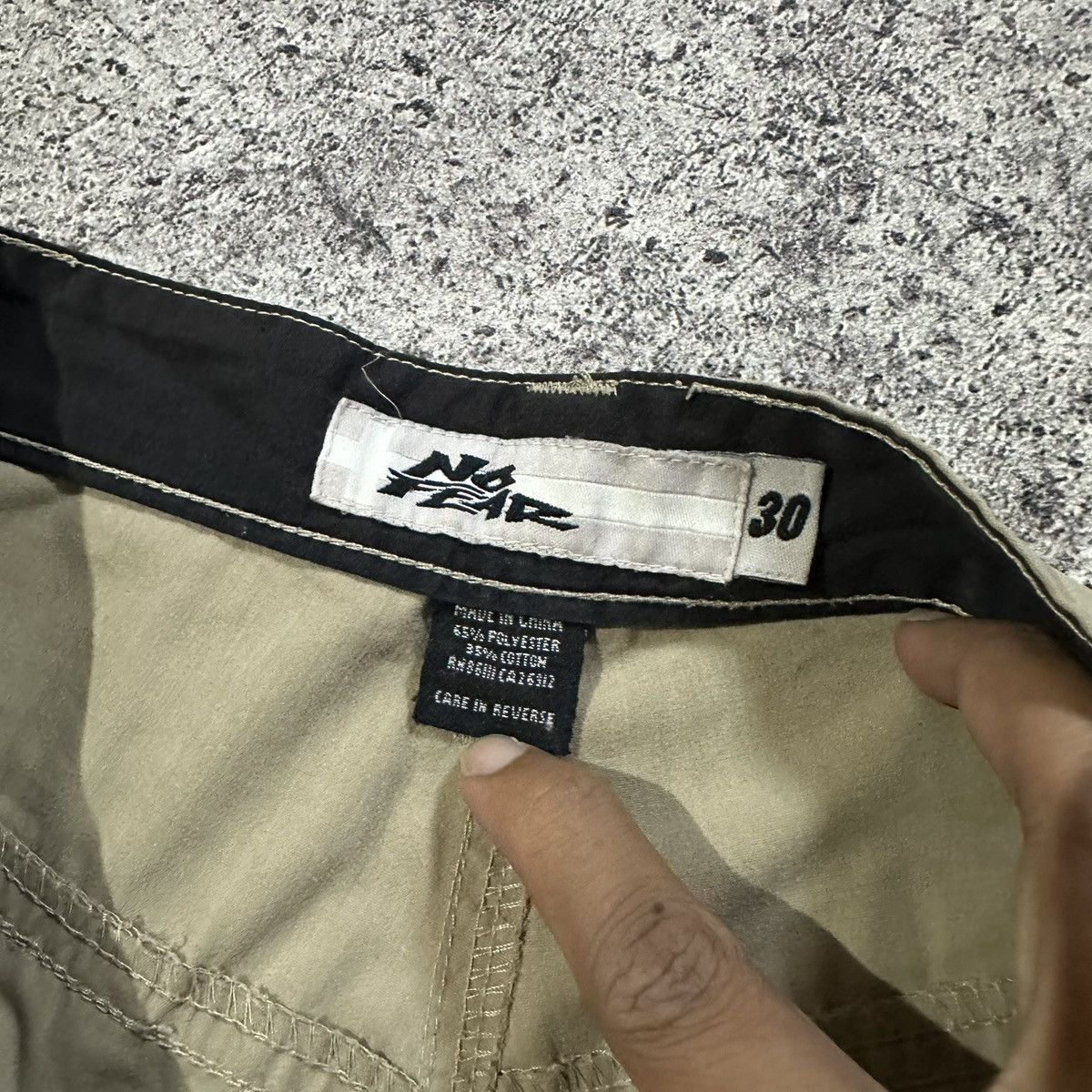 No Fear Vintage Y2K No Fear Nylon Multi Pocket Shortpants Size US 30 / EU 46 - 6 Thumbnail