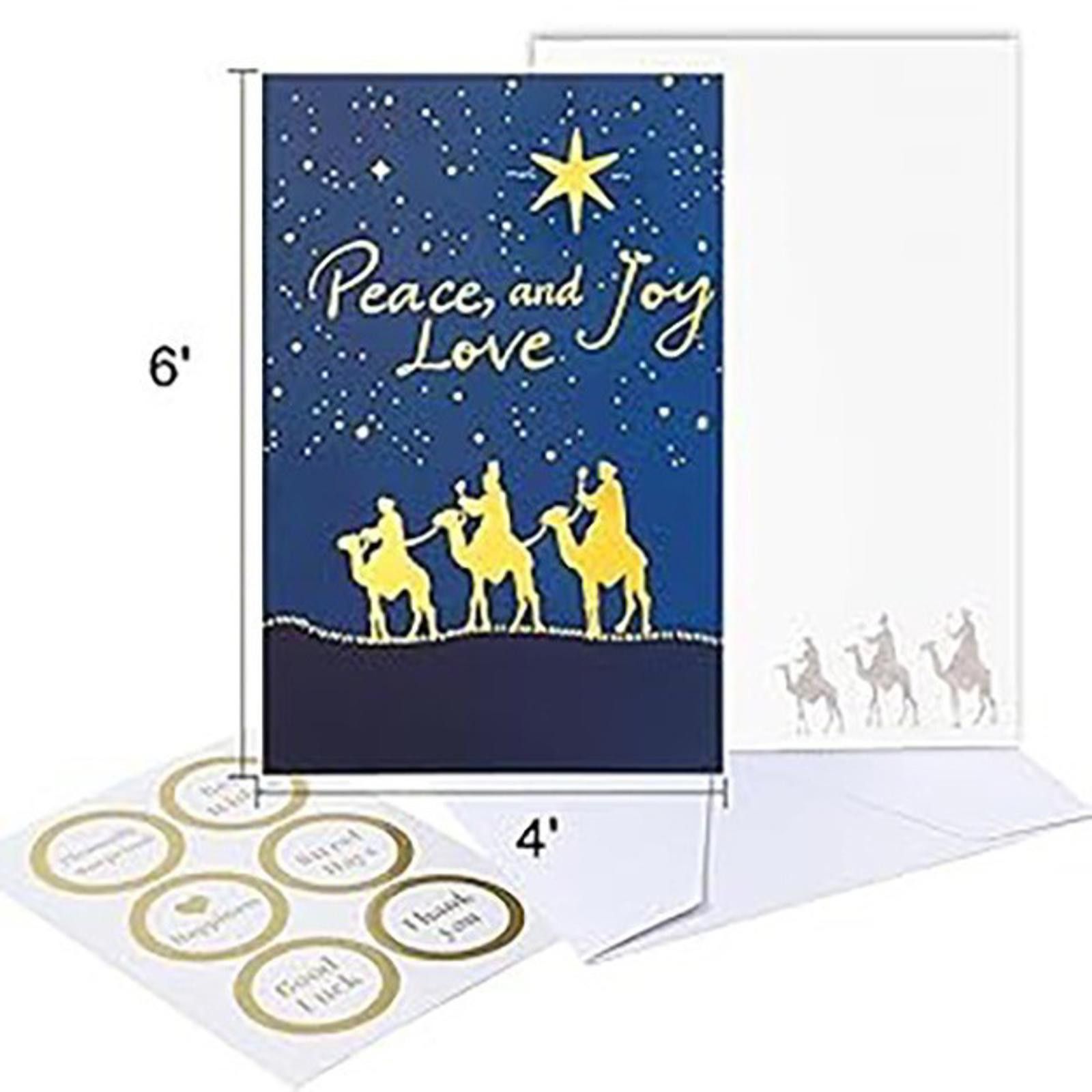 The Unbranded Brand 36 Pack Religious Christmas Cards Envelopes Sticker Set NEW Size ONE SIZE - 2 Thumbnail