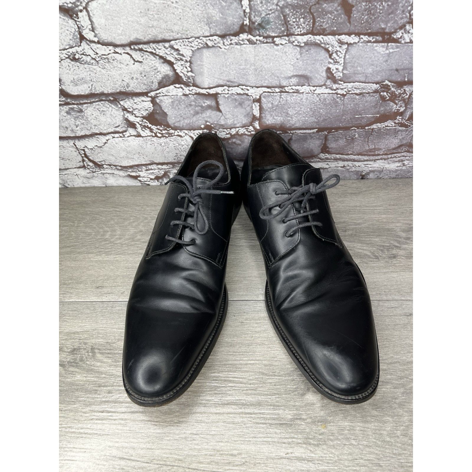 To Boot New York To Boot New York Adam Derrick Black Leather Derby Dress Shoe Size US 10.5 / EU 43-44 - 14 Thumbnail