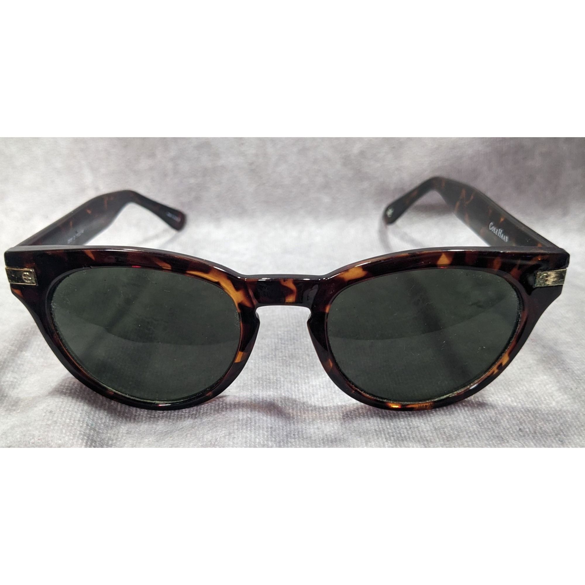 Cole Haan Cole Haan Retro C6090 Keyhole Bridge Tortoise Sunglasses Size ONE SIZE - 1 Thumbnail