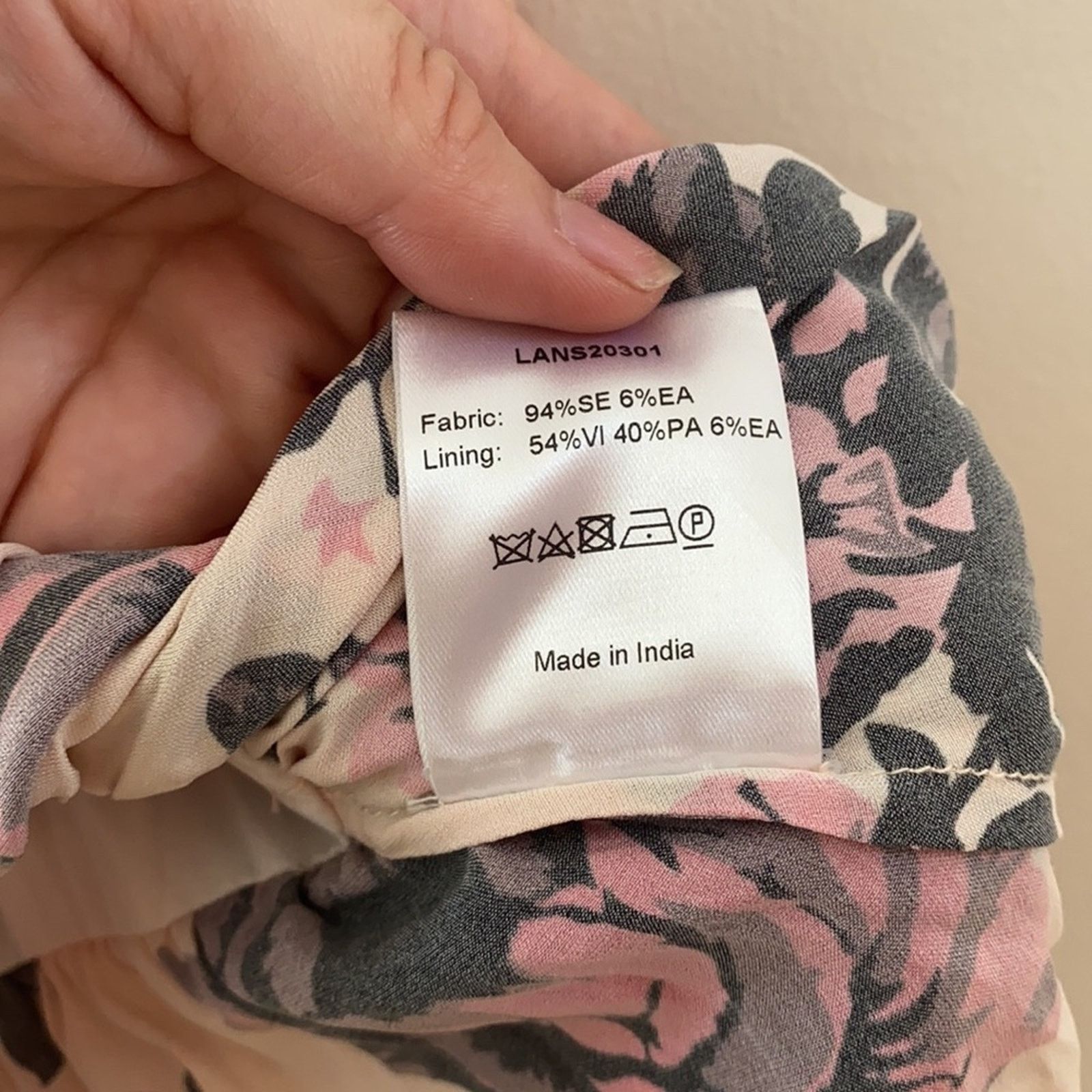Laneus Laneus Silk Blend Floral Mini Dress Size S / US 4 / IT 40 - 6 Thumbnail