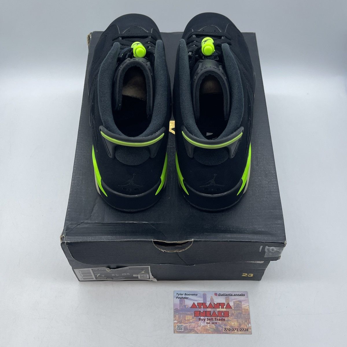 Jordan Brand Air Jordan 6 electric green Size US 7 / EU 40 - 6 Thumbnail