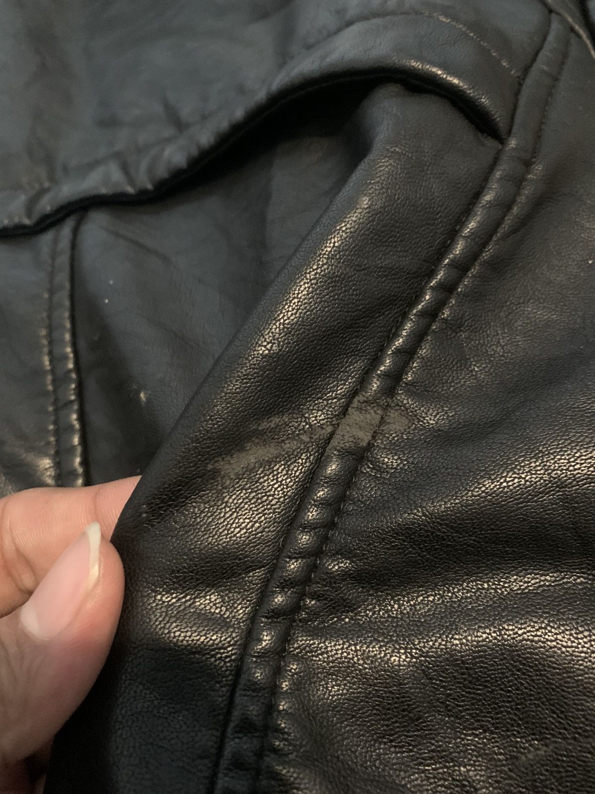 Ekam Japanese synthetic leather fur jacket punk rock viekei styel Size US M / EU 48-50 / 2 - 17 Thumbnail
