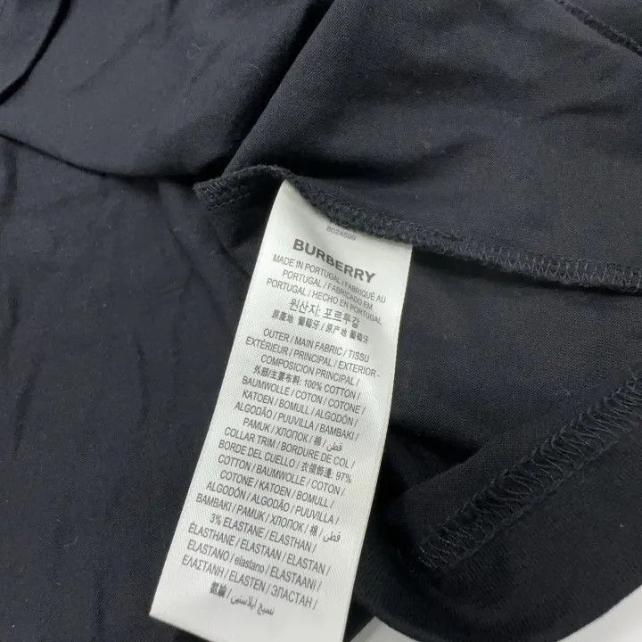 Burberry Burberry Burberry Black Long Sleeve Logo T-Shirt-2507 Size US L / EU 52-54 / 3 - 5 Thumbnail