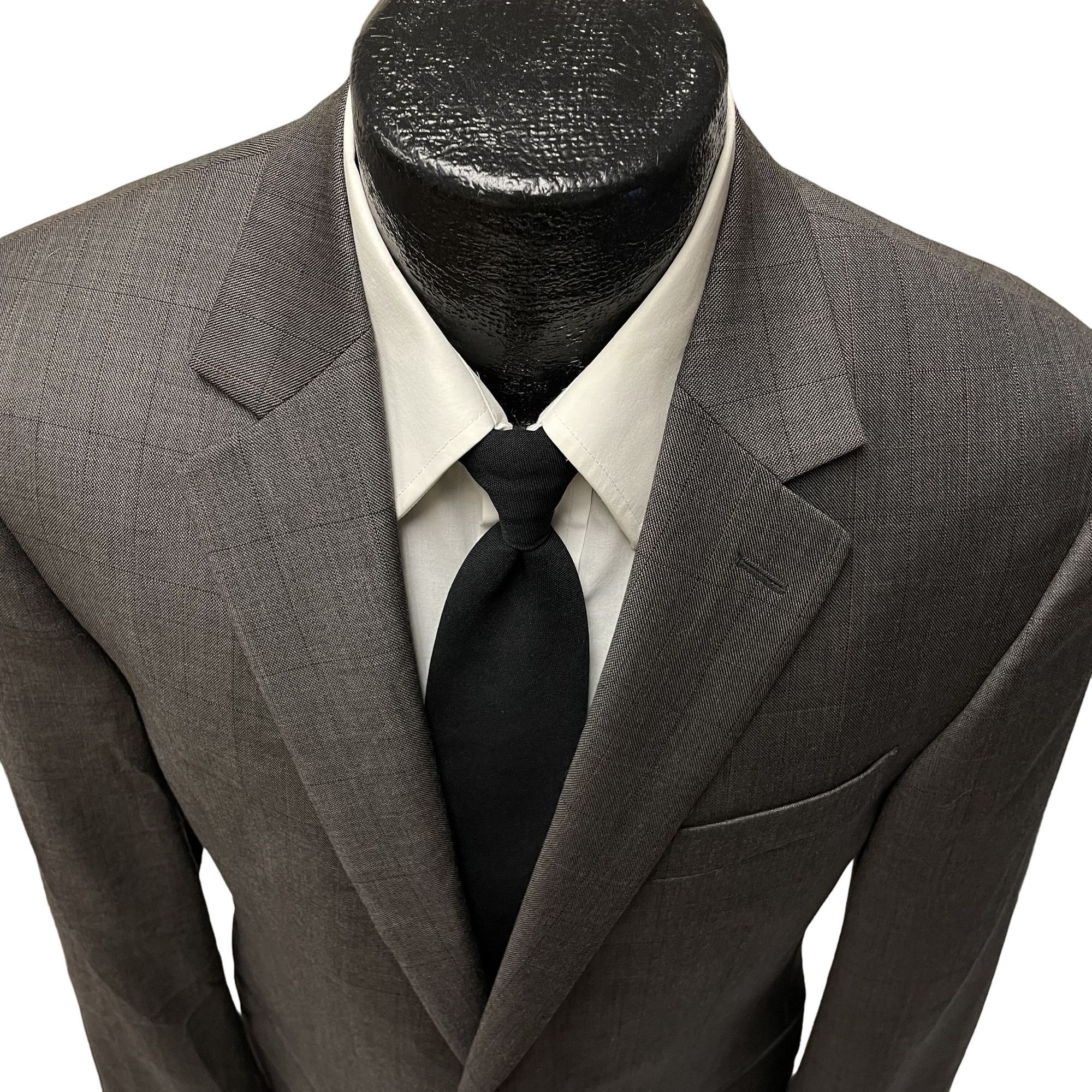 NEW Michael Kors Men's Charcoal Sport Coat Brown Overcheck J