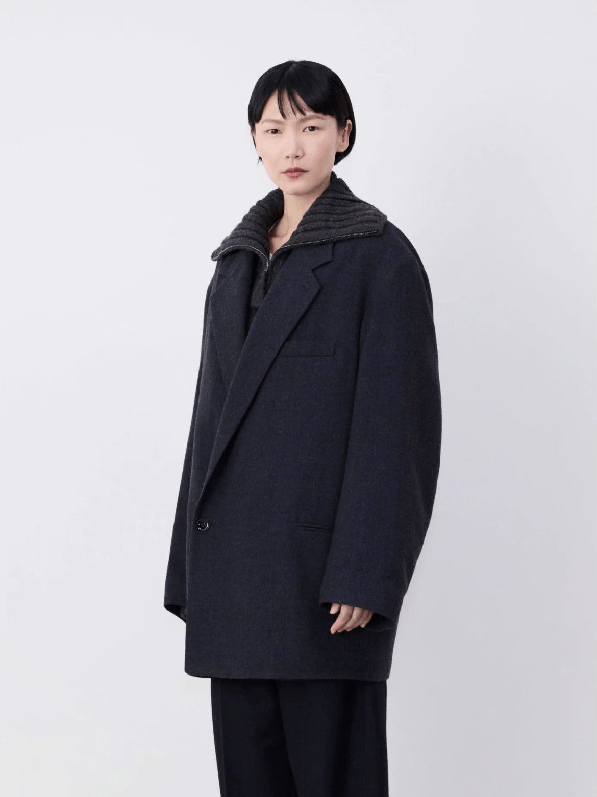 Lemaire 24AW Short Maxi DB Coat-2507
