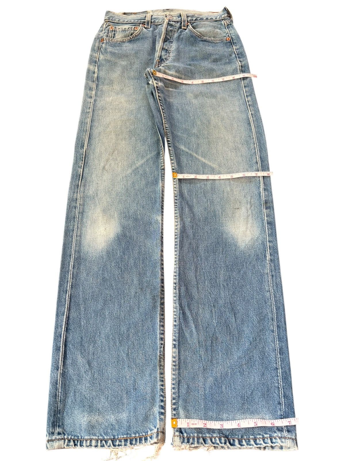 Levi's Vintage 90s Levis 501 Faded Wash Distressed Jeans Size US 26 / EU 42 - 8 Thumbnail