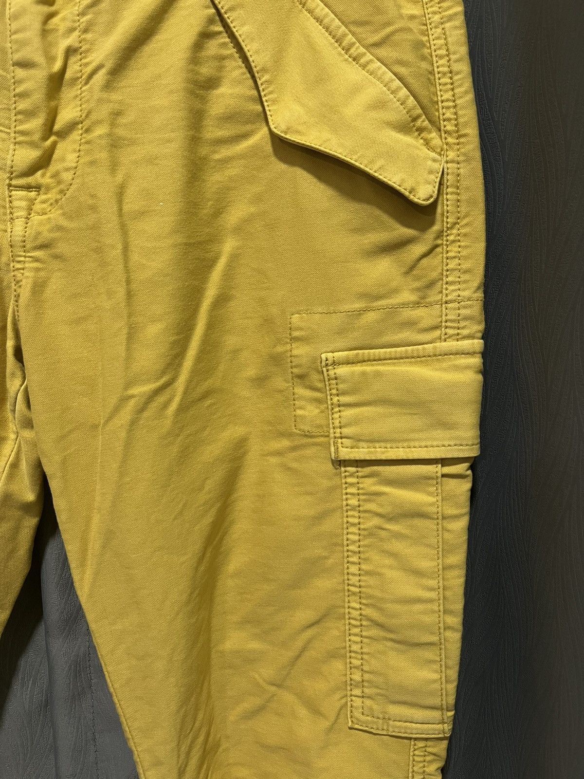 junhashimoto Light Tan Slim Fit Six Pockets Cargo Pants Size US 33 - 4 Thumbnail