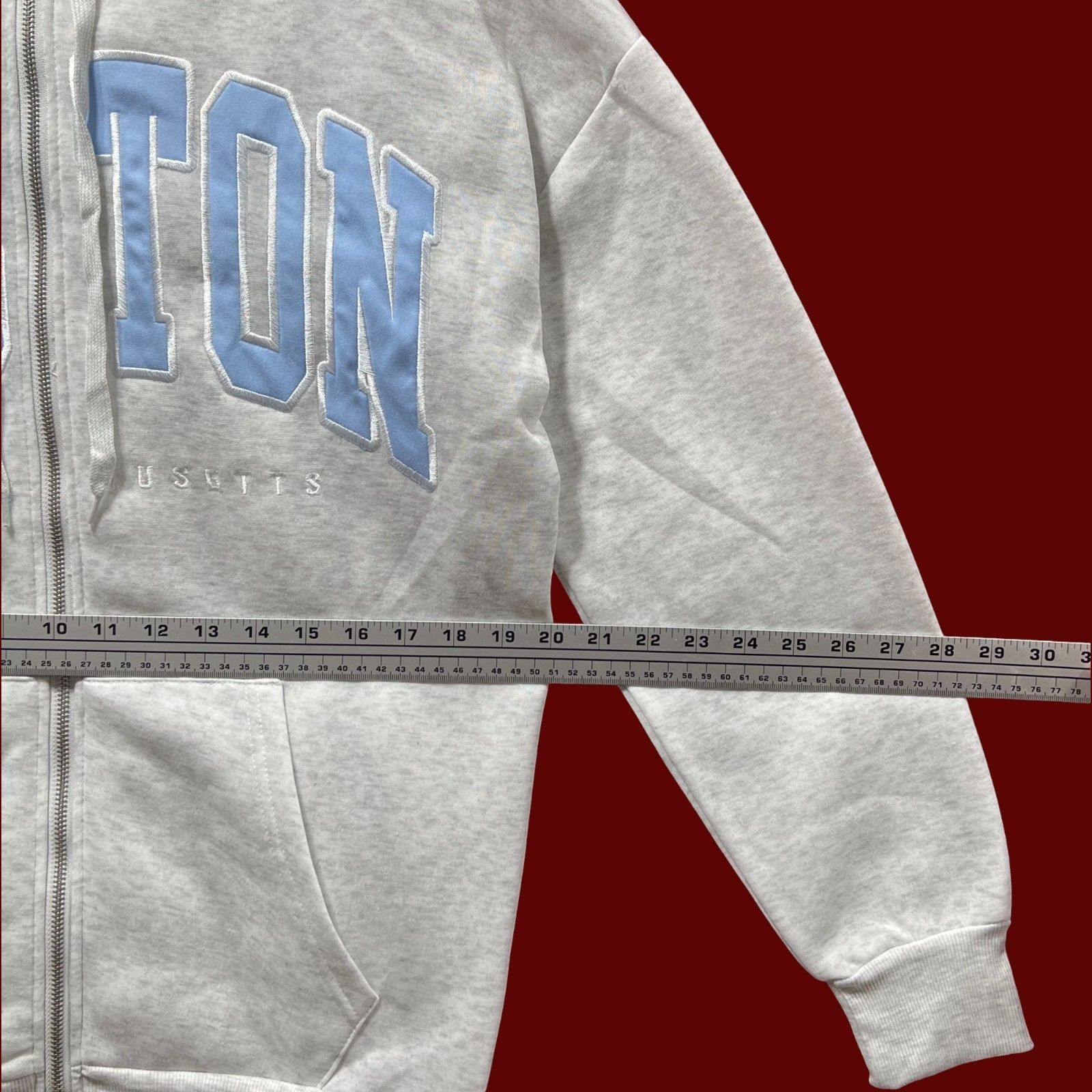 rue21 Rue 21 - Men's Long Sleeve Hooded Sweatshirt - Gray - Small Size US S / EU 44-46 / 1 - 3 Thumbnail