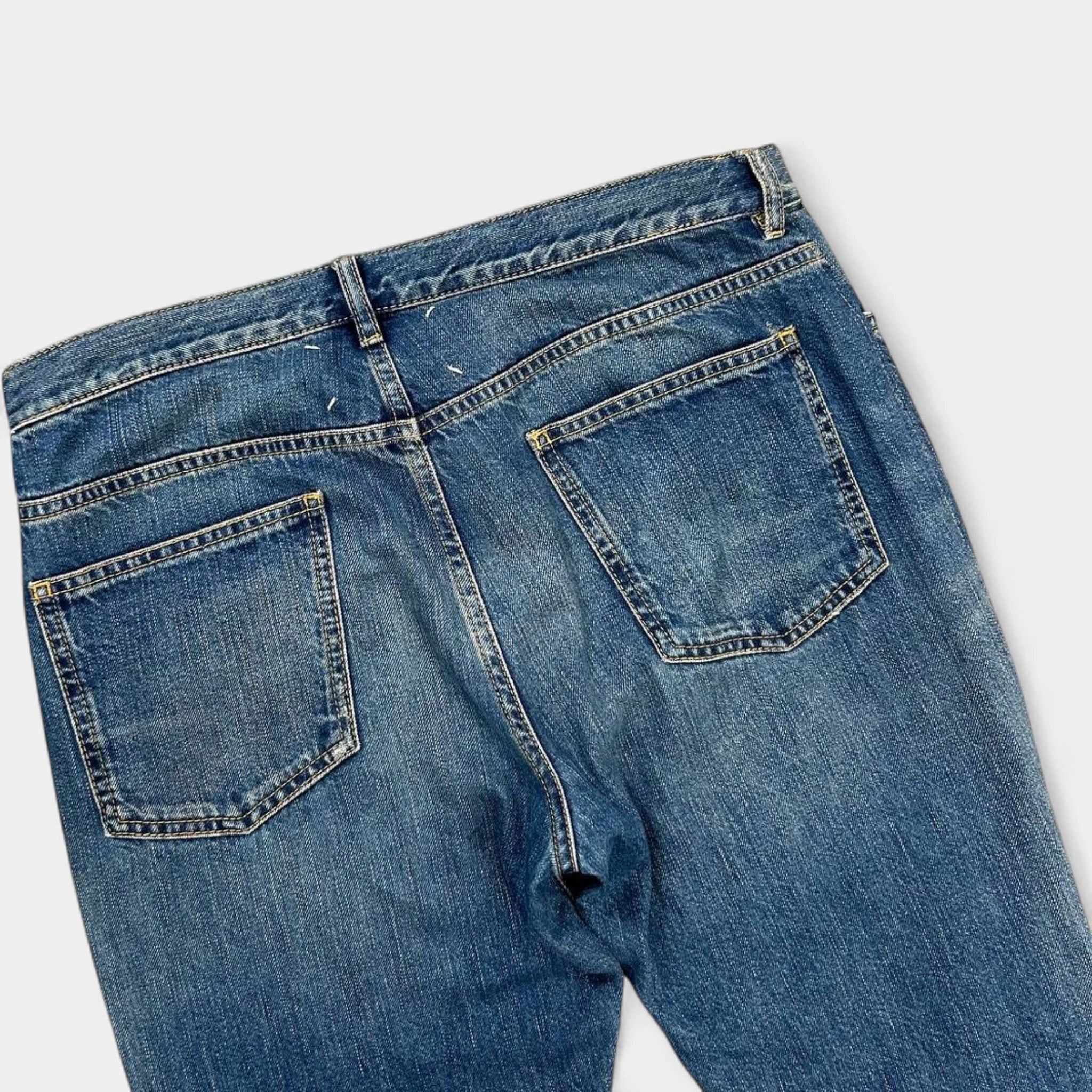 Maison Margiela Maison Margiela MM10 Washed Blue Jeans Size US 32 / EU 48 - 7 Thumbnail