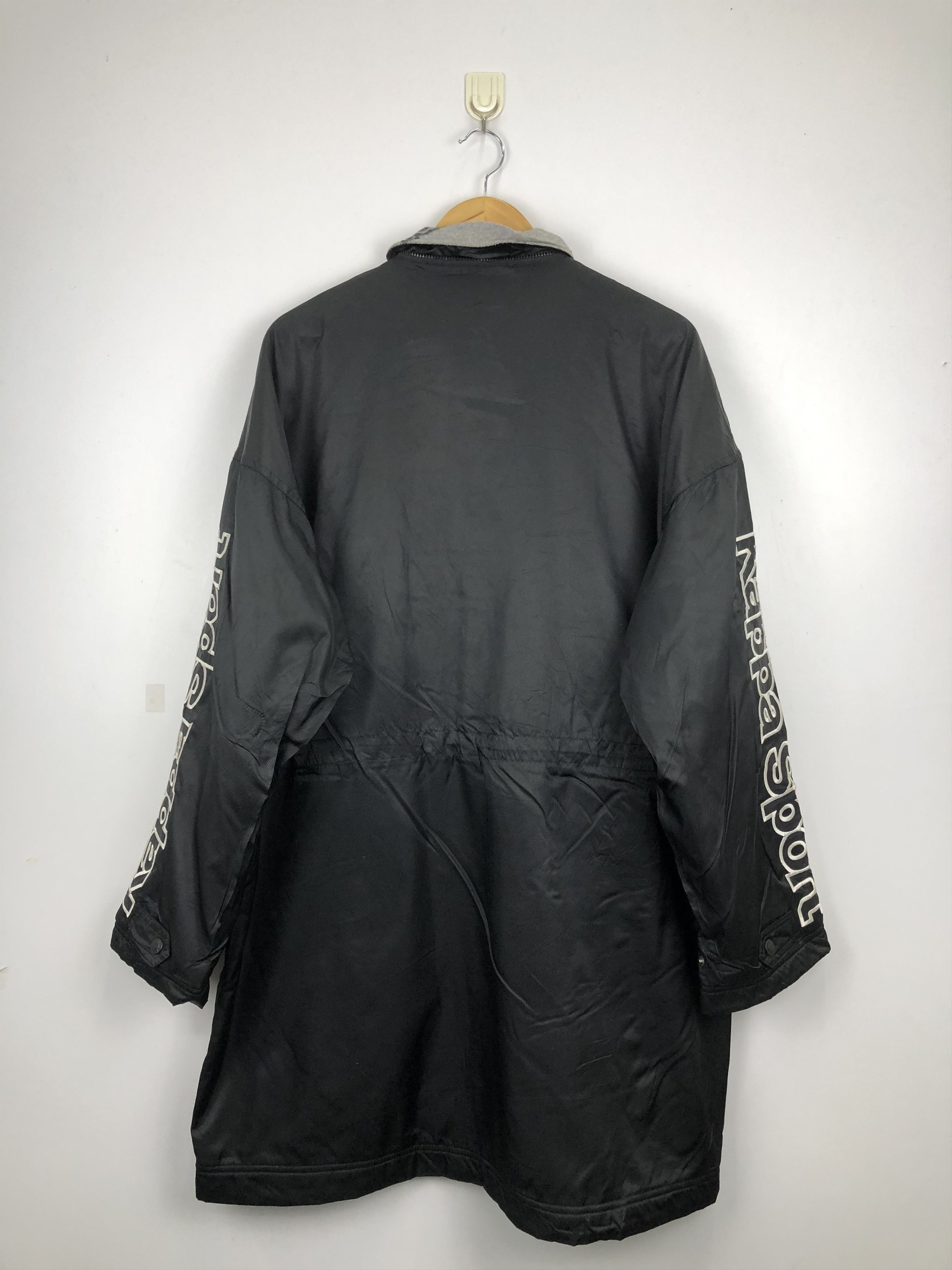Kappa Vintage 90s Kappa Long Winter Jacket Black SideTape J0691 Size US M / EU 48-50 / 2 - 3 Thumbnail