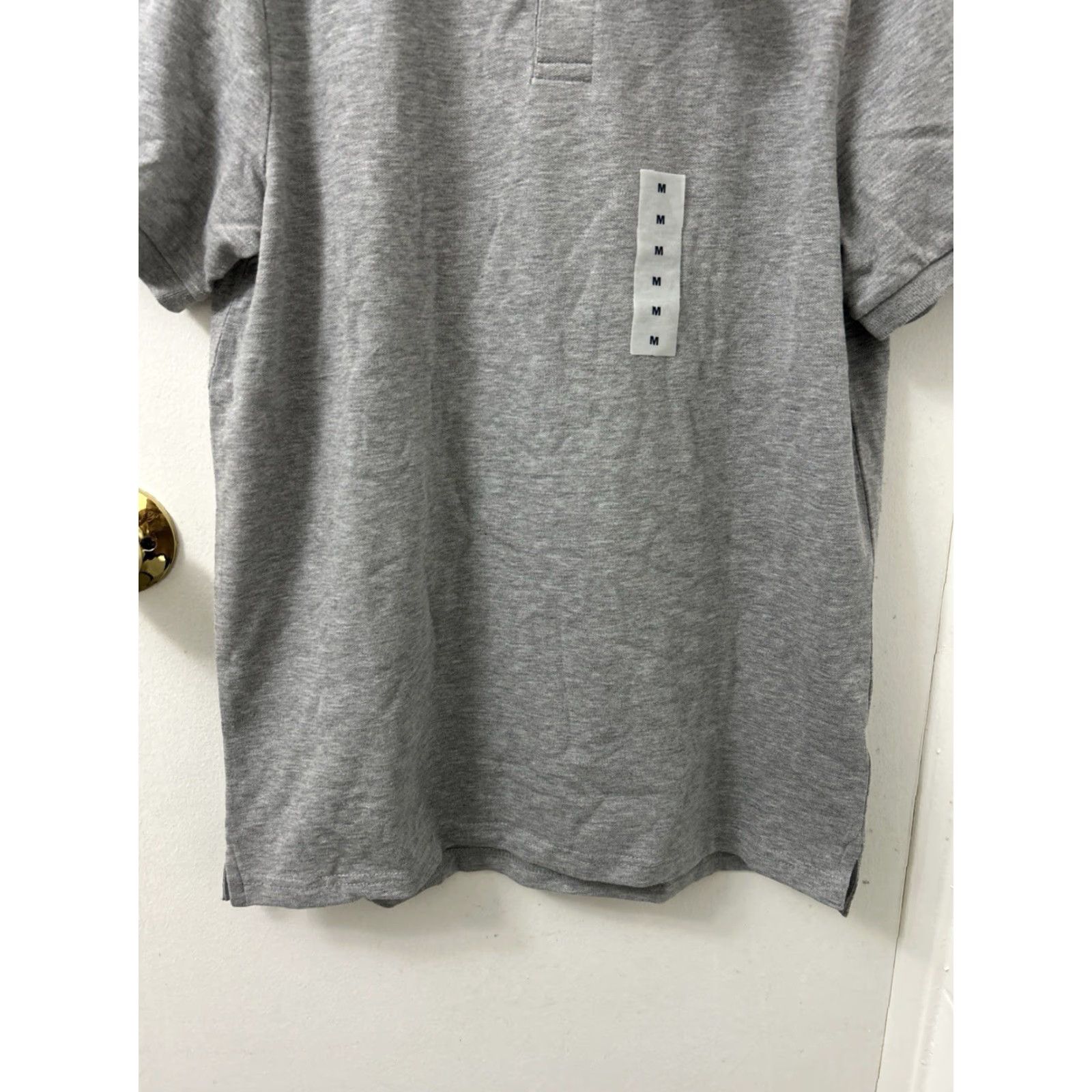 Old Navy Old Navy Polo Shirt Mens M Heather Gray Built-In Flex S/S Wicking Go-Dry Shirt Mens Size US M / EU 48-50 / 2 - 3 Thumbnail
