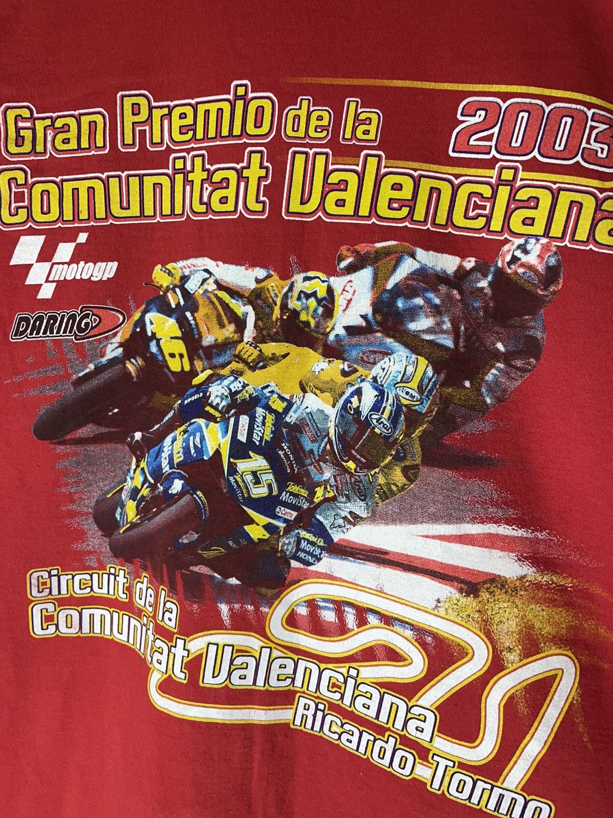 Vintage Racing motorcycles vintage streetwear T shirt 2003 Size US XL / EU 56 / 4 - 6 Thumbnail