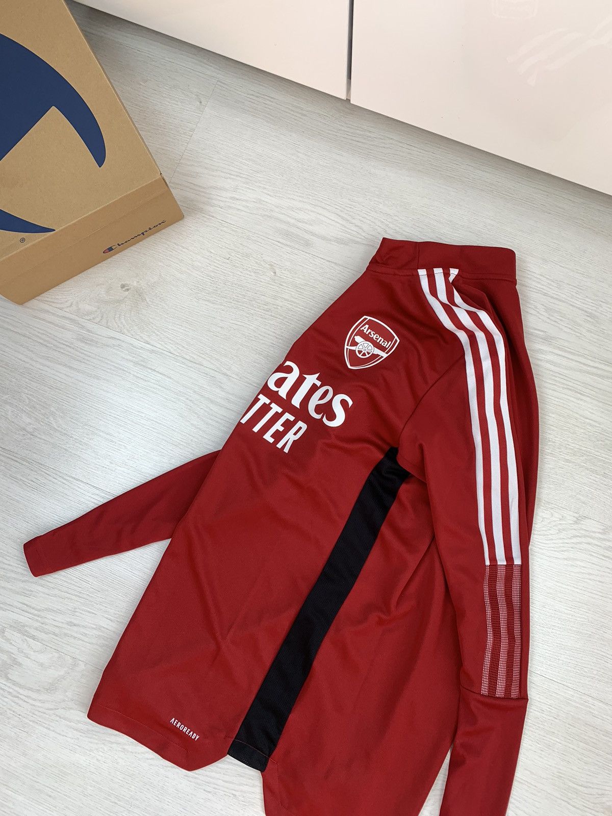 Adidas Adidas FC Arsenal 2021-2022 Half-Zip Training Jacket Size S Size US S / EU 44-46 / 1 - 9 Thumbnail