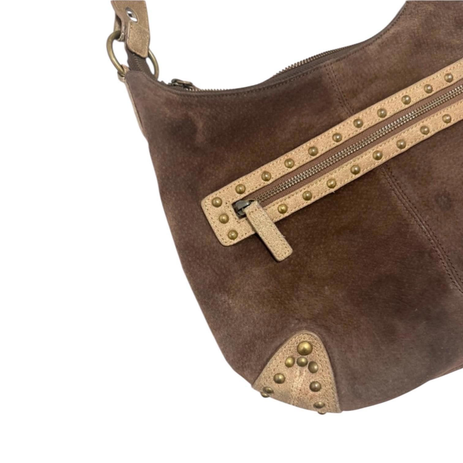 Roberto Cavalli The Cavalli Suede Large Shoulder Bag Size ONE SIZE - 5 Thumbnail