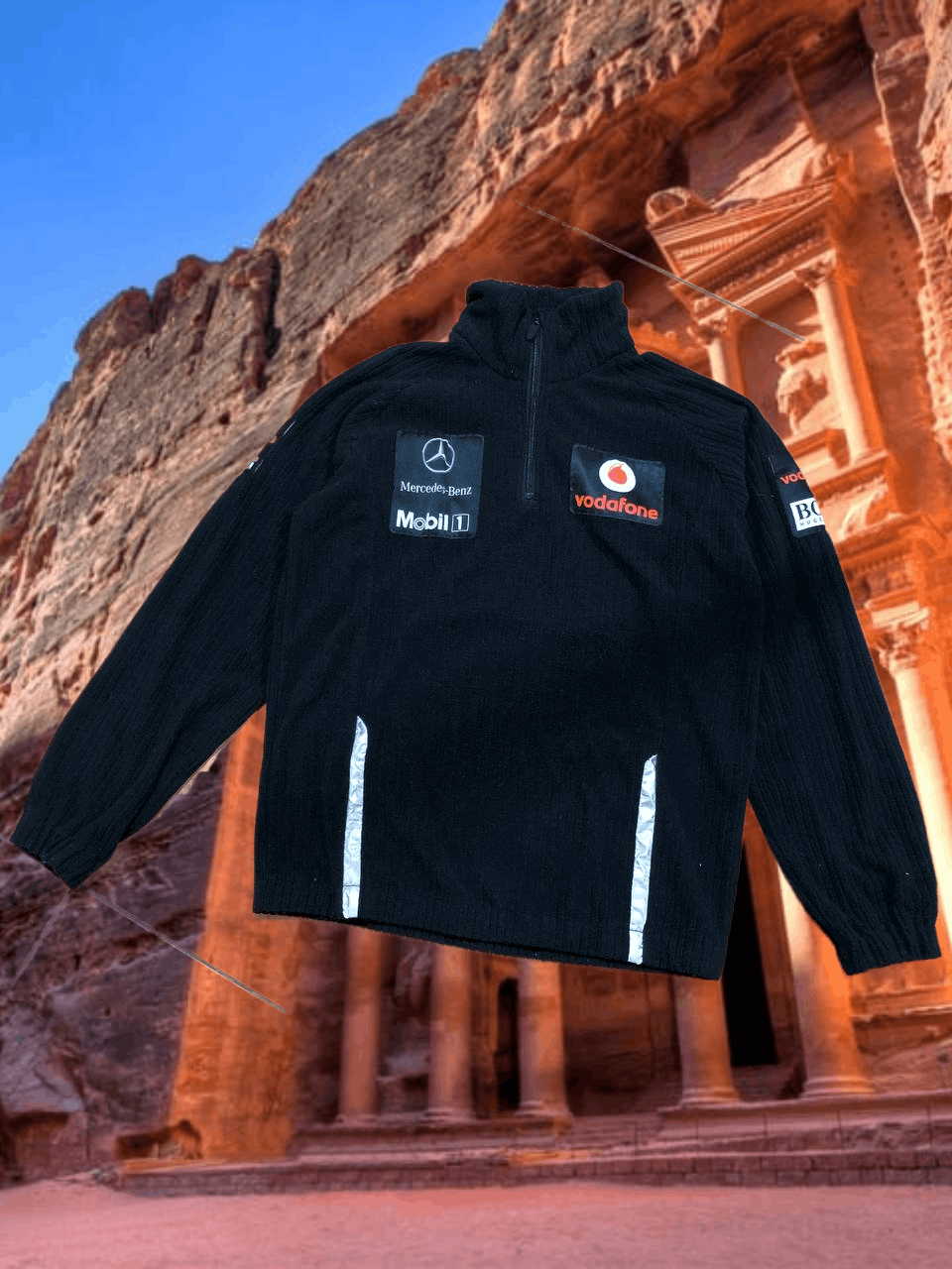Mercedes-Benz Y2K Sweatshirt black McLaren Mercedez-Benz logo vintage \ Size US S / EU 44-46 / 1 - 1 Thumbnail