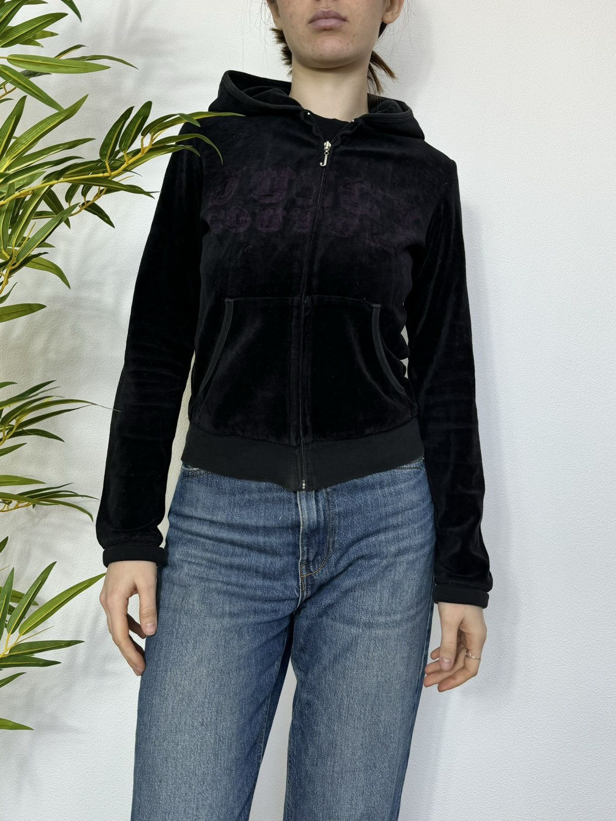 Juicy Couture VINTAGE VELOUR JUICY COUTURE 2000s ZIP UP HOODIE Size M / US 6-8 / IT 42-44 - 9 Thumbnail