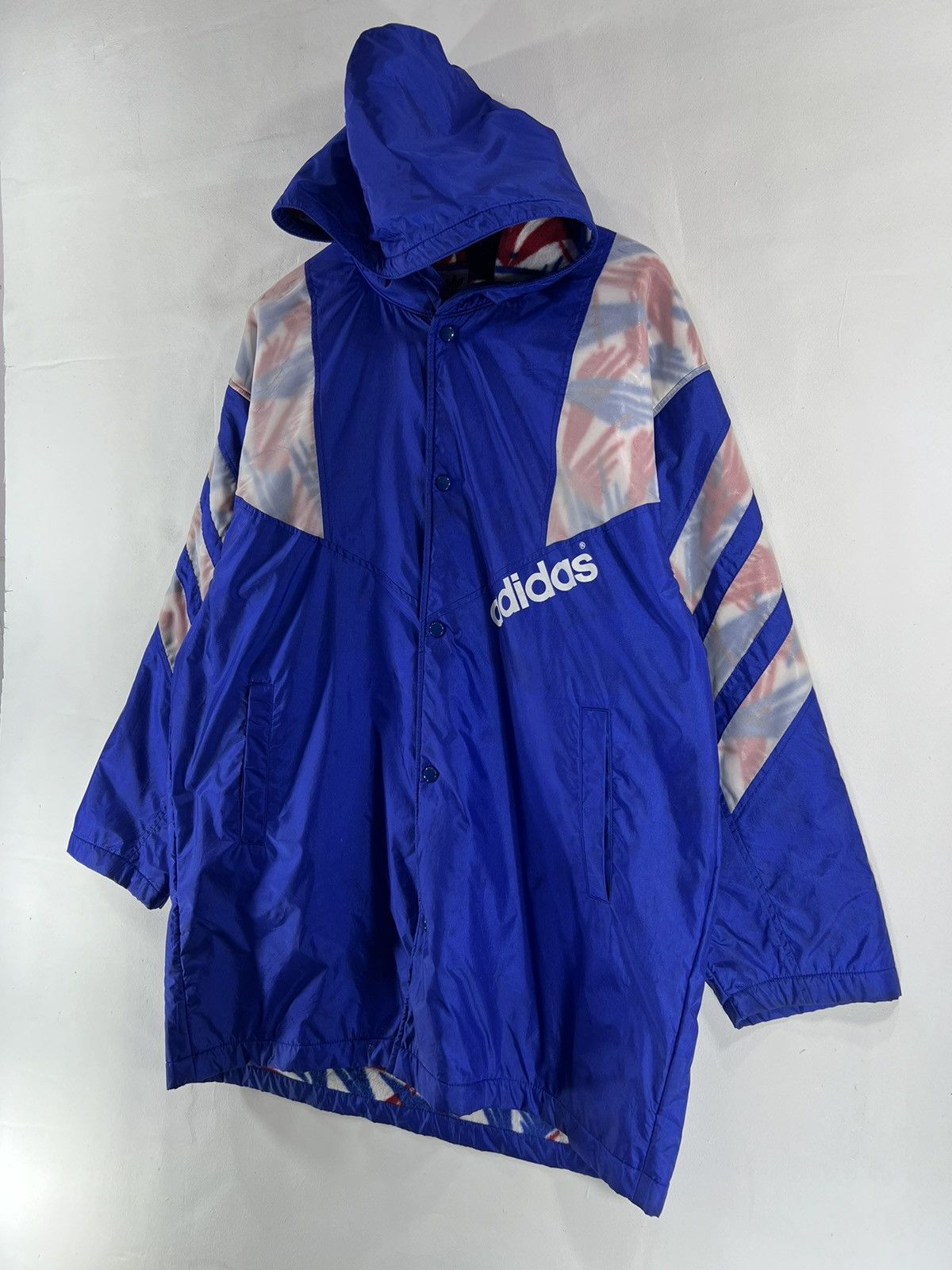 Adidas × Descente × Vintage 🔥FINAL DROP🔥Vintage Adidas Coach Long Jacket With Big Logo Size US L / EU 52-54 / 3 - 6 Thumbnail