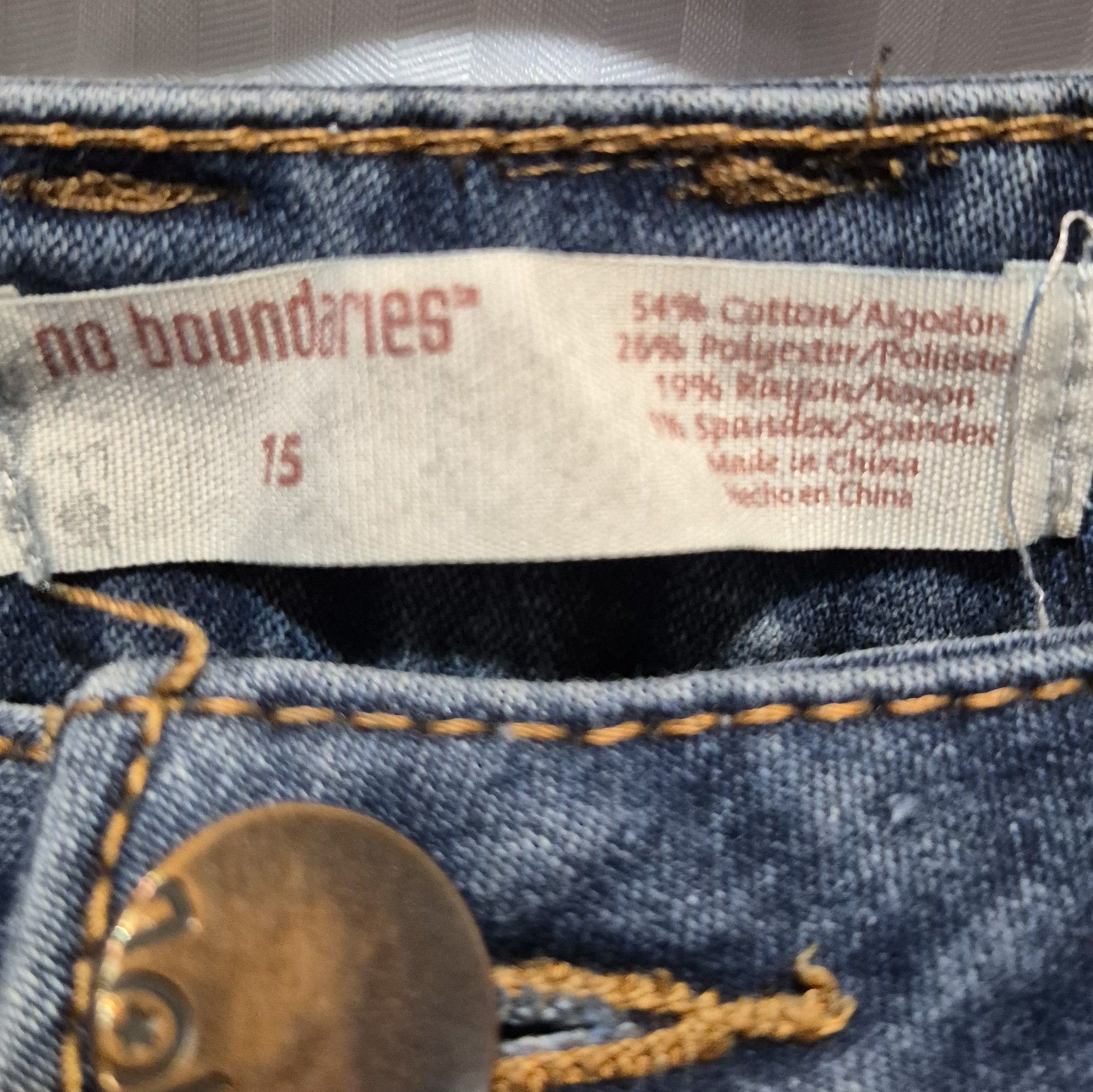 Other No Boundaries Size 15 Dark Blue Jeans Size 34" / US 12 / IT 48 - 3 Thumbnail