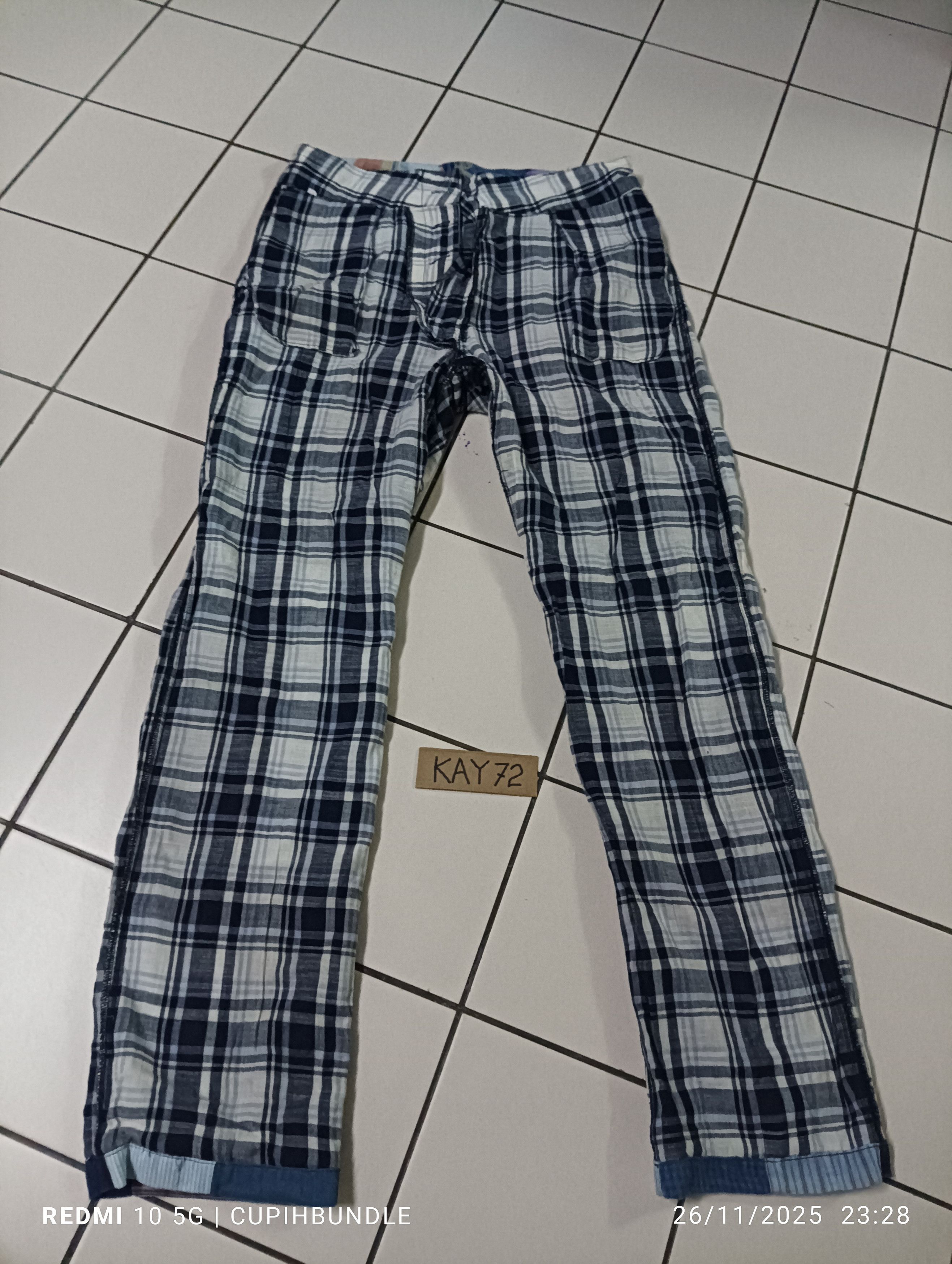 Japanese Brand A REINCARNATION:key PATCHWORK PANTS Size US 33 - 13 Thumbnail