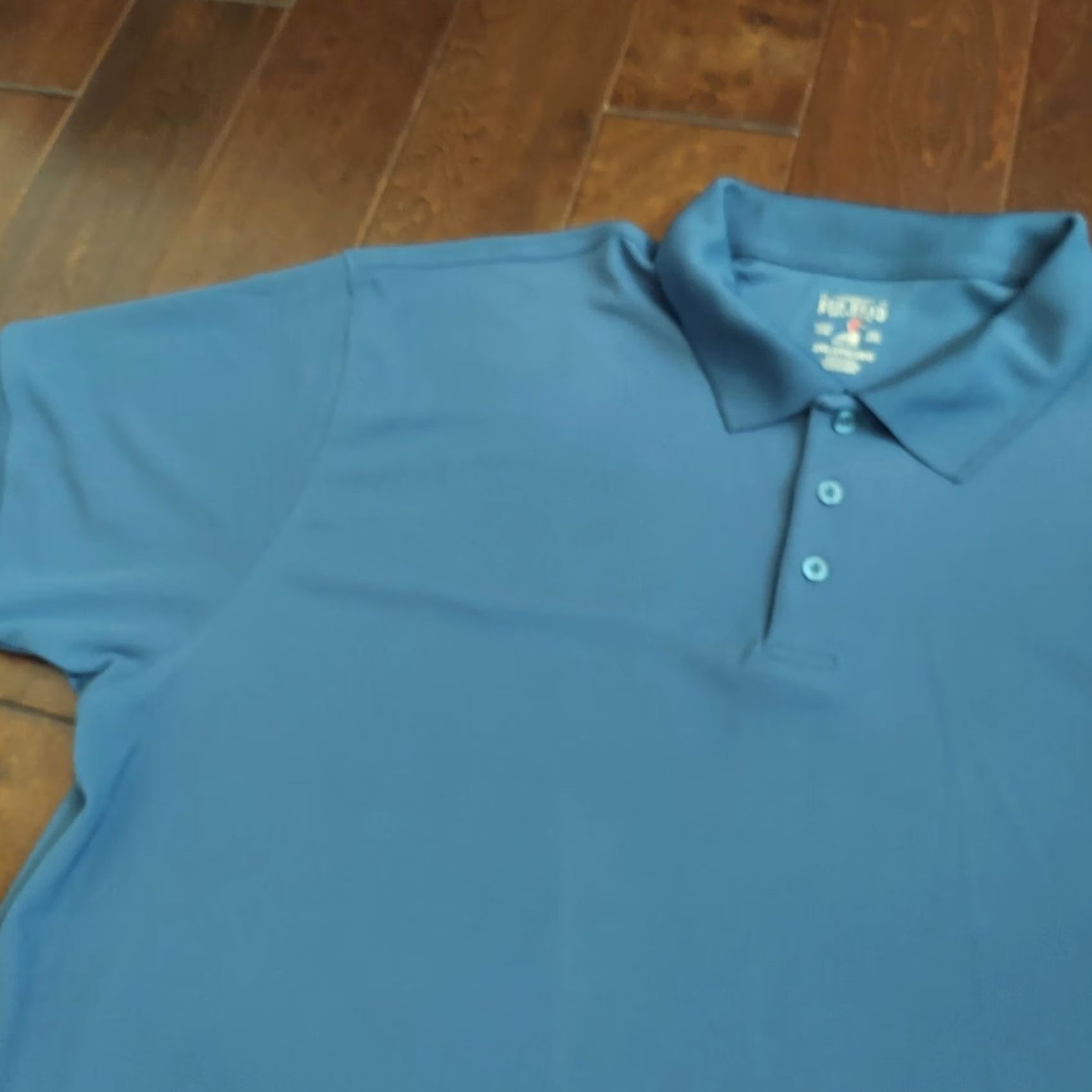Vintage RedHead Mens Short Sleeve Solid Blue Polo Shirt - 2XL Size US XXL / EU 58 / 5 - 7 Thumbnail