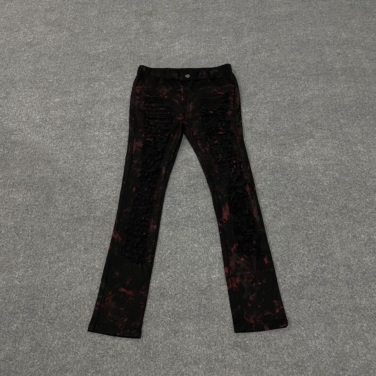 Japanese Brand Japanese Sex Pot Revenge Destroyed Denim Punk Vkei Style Size 30" / US 8 / IT 44 - 1 Thumbnail