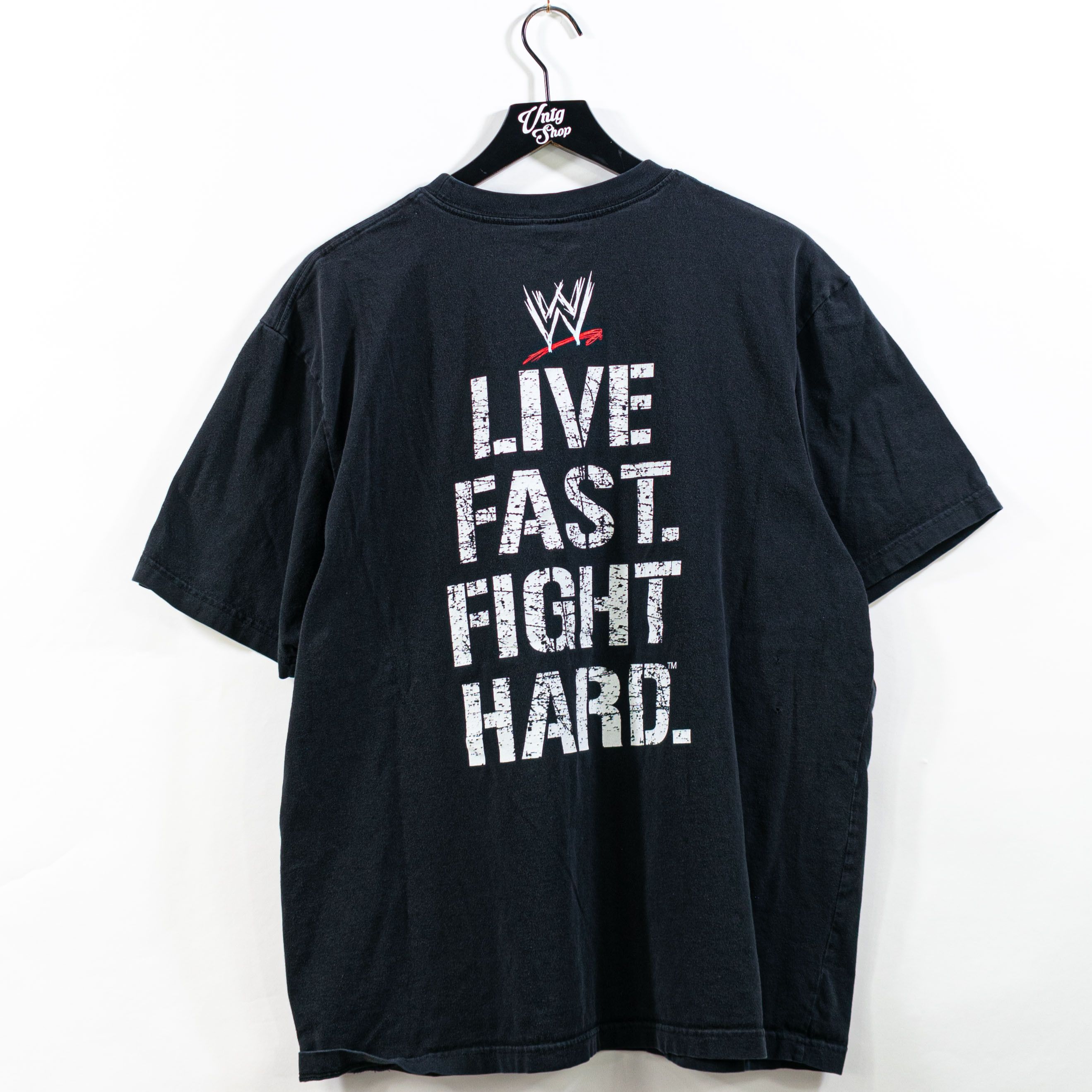 Vintage WWE John Cena Live Fast Fight Hard T-Shirt Y2K Wrestling Size US XXL / EU 58 / 5 - 2 Preview