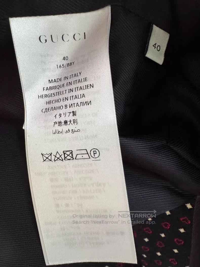 Gucci Gucci Full logo suit jacket Size S / US 4 / IT 40 - 4 Thumbnail