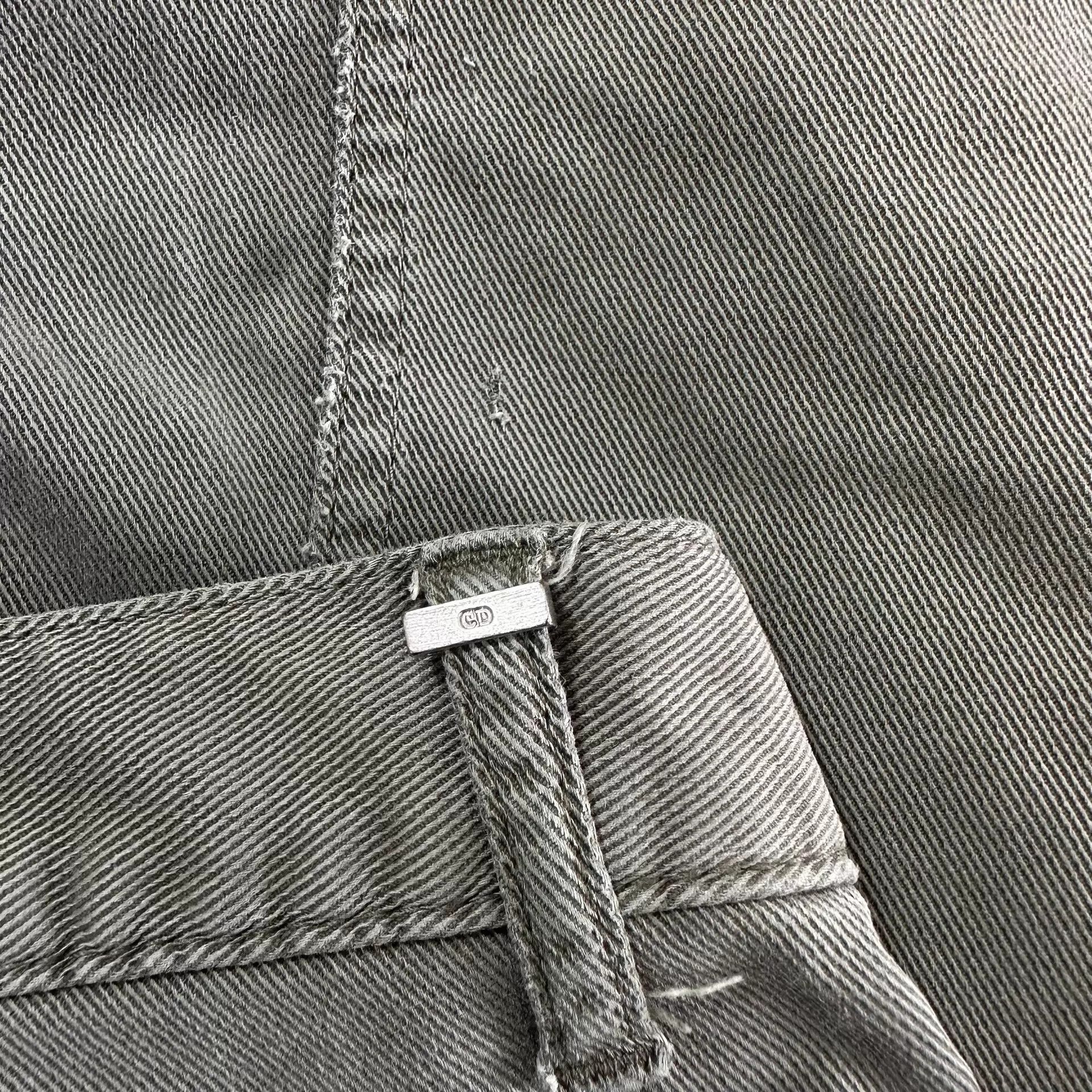 Dior Dior military green distressed multi-zip work pants 31 Size US 31 - 6 Thumbnail