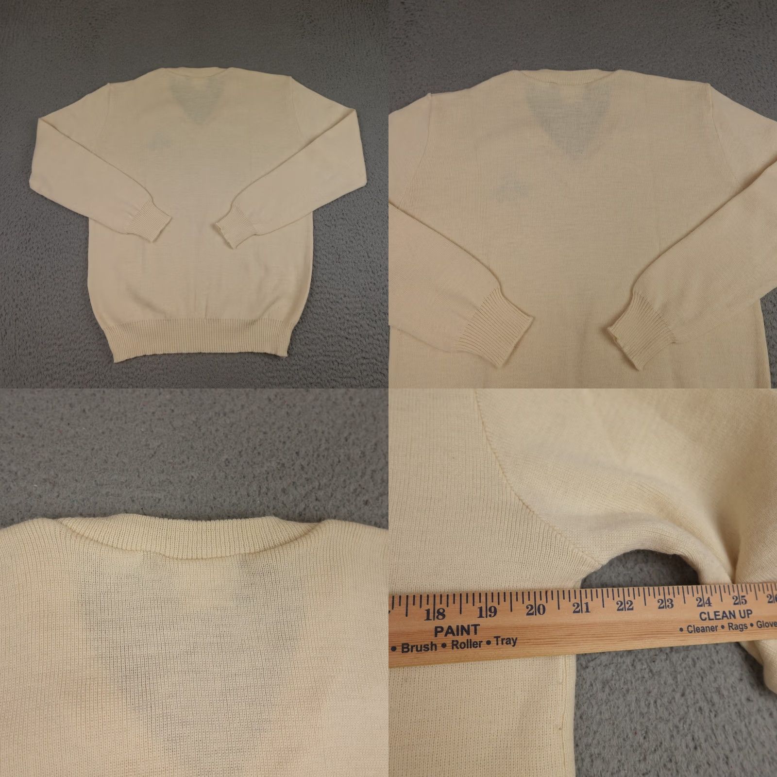 Vintage VINTAGE Ireland Sweater Mens L Brown V-Neck Embroidered Acrylic 80s 90s Size US L / EU 52-54 / 3 - 8 Thumbnail