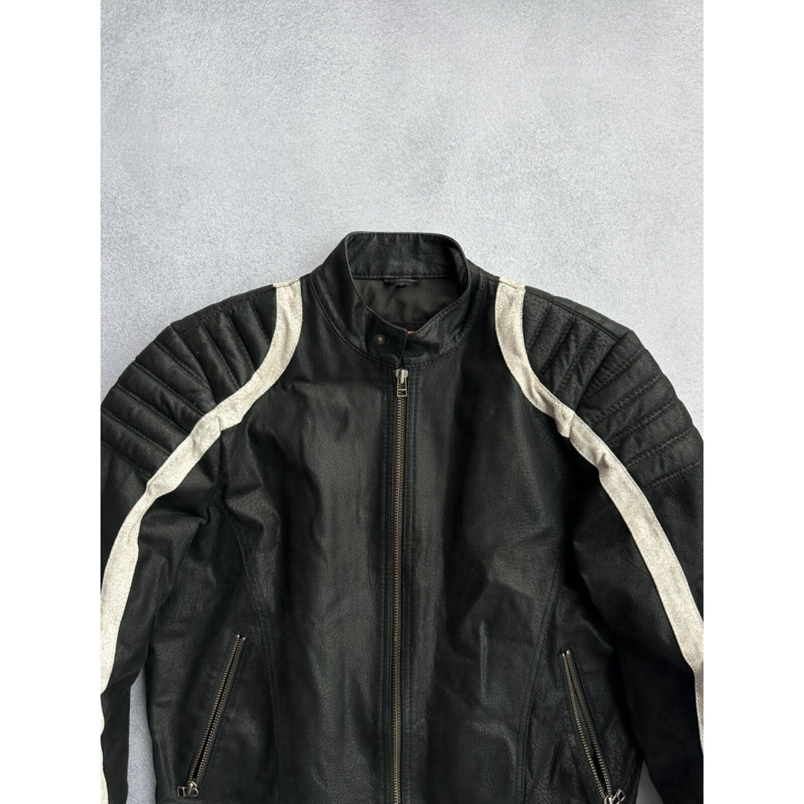 Vintage VTG Snap Shot Moto Leather Jacket Size US S / EU 44-46 / 1 - 4 Thumbnail