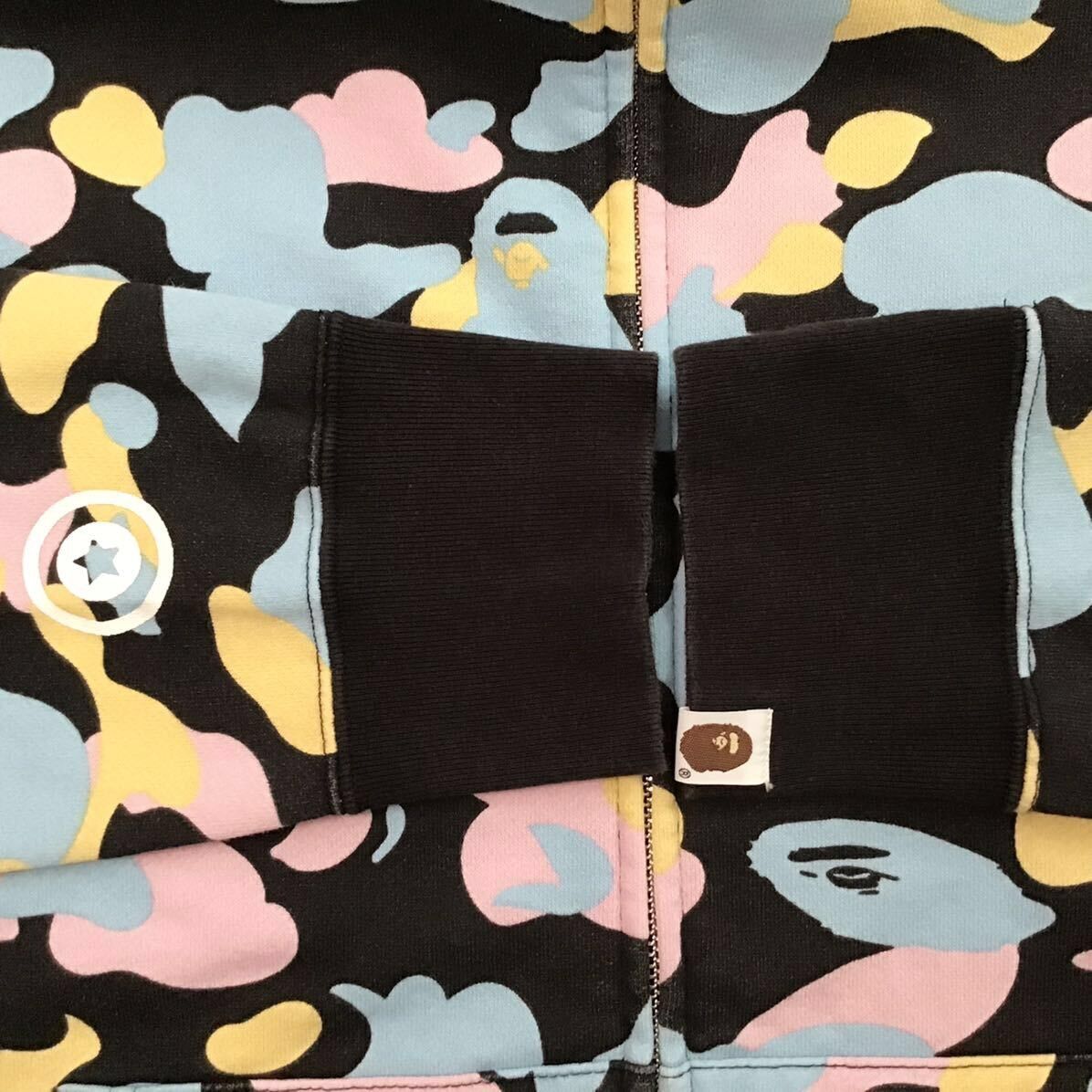 Bape BAPE Multi camo shark full zip hoodie cotton candy camo Size US XL / EU 56 / 4 - 7 Thumbnail