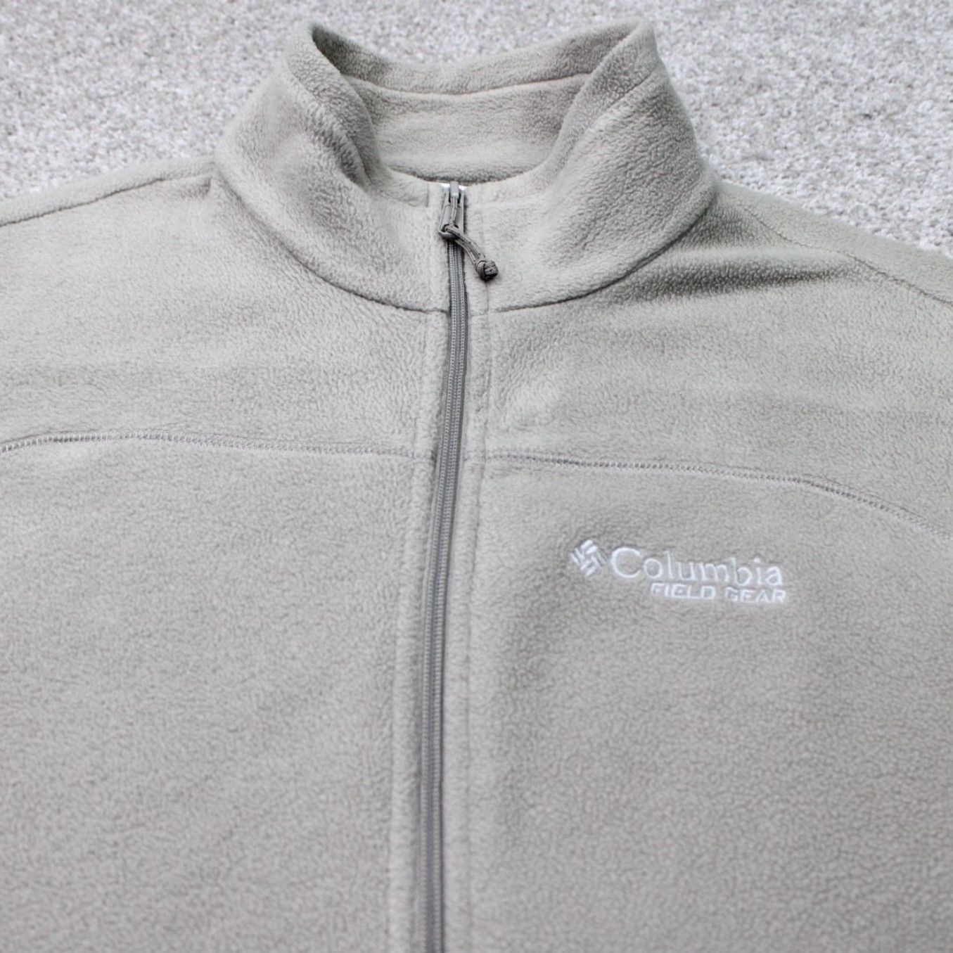 Vintage Columbia Vest Mens XL Beige Full Zip 3-in-1 Jacket Coat Polyester Fleece Outdoor Hiking Winter Fall Spring Logo Zipper Size US XL / EU 56 / 4 - 5 Thumbnail