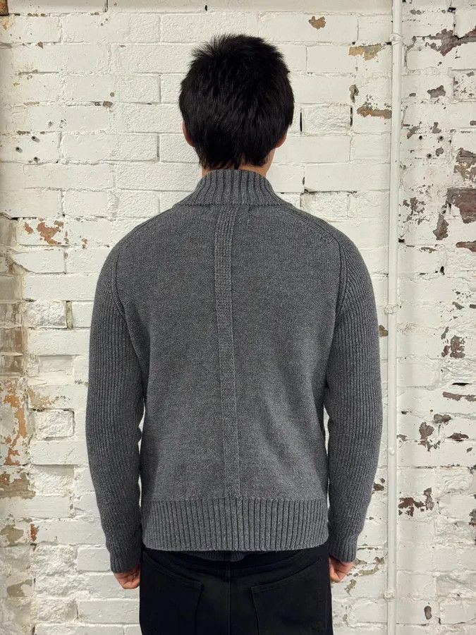 Daniele Alessandrini Daniele Alessandrini Grey Officer Buttoned Cardigan Sweater Size US M / EU 48-50 / 2 - 3 Thumbnail