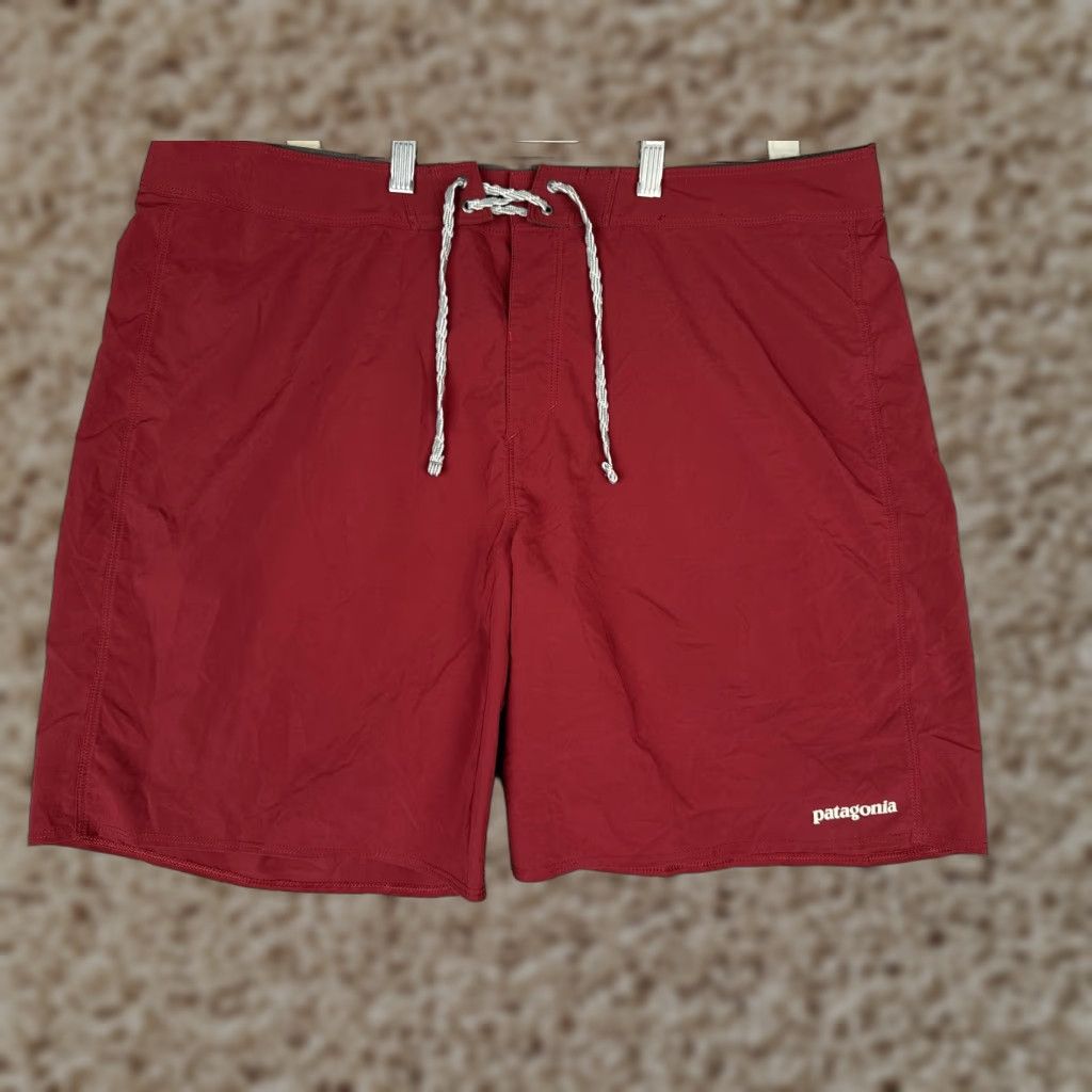 Patagonia Patagonia Mens Board Shorts 38 Red Hydro Series Quick Dry Surfing Trunks Size US 38 / EU 54 - 1 Thumbnail