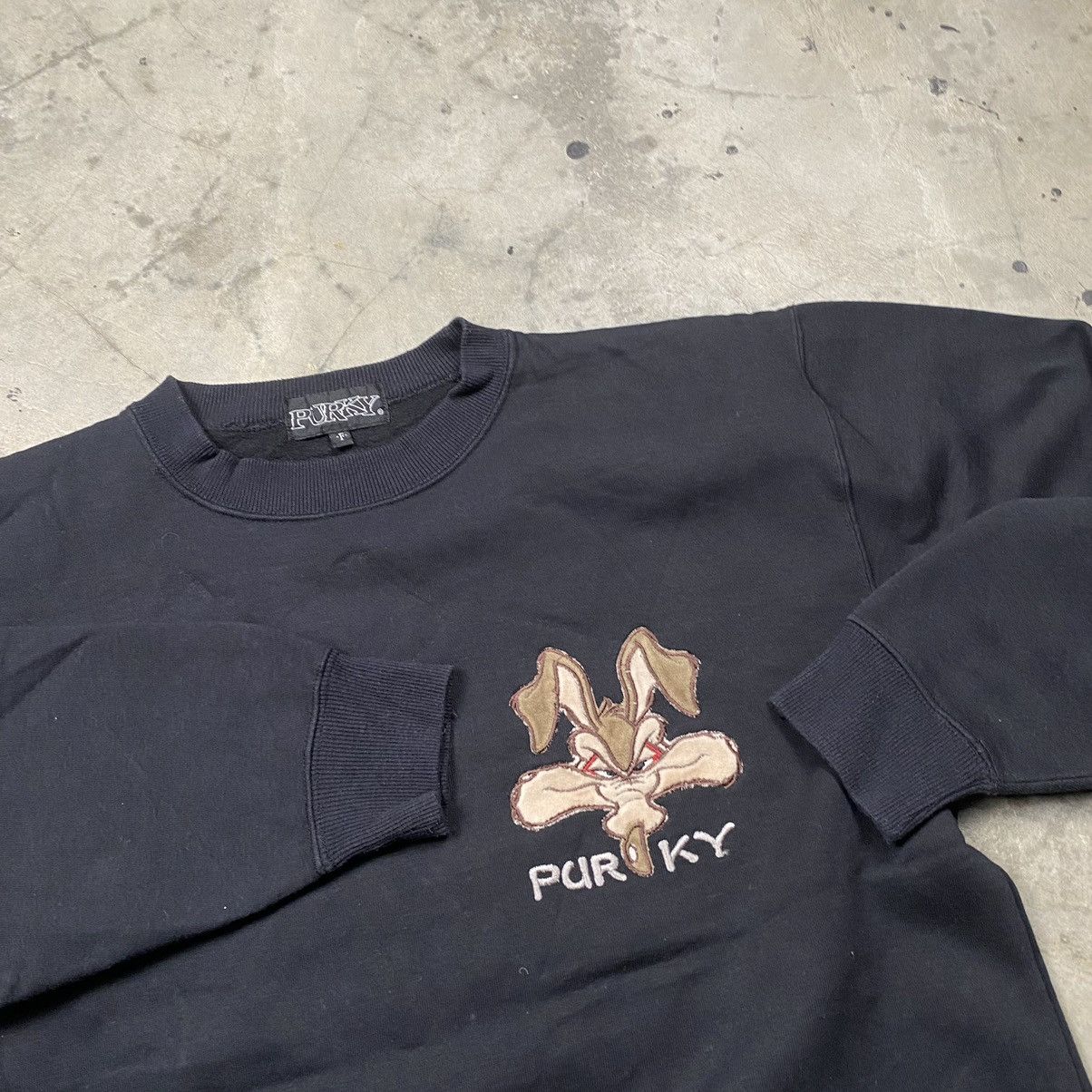 Japanese Brand × Vintage y2k Purky Embroidery Crewneck Size US L / EU 52-54 / 3 - 4 Thumbnail
