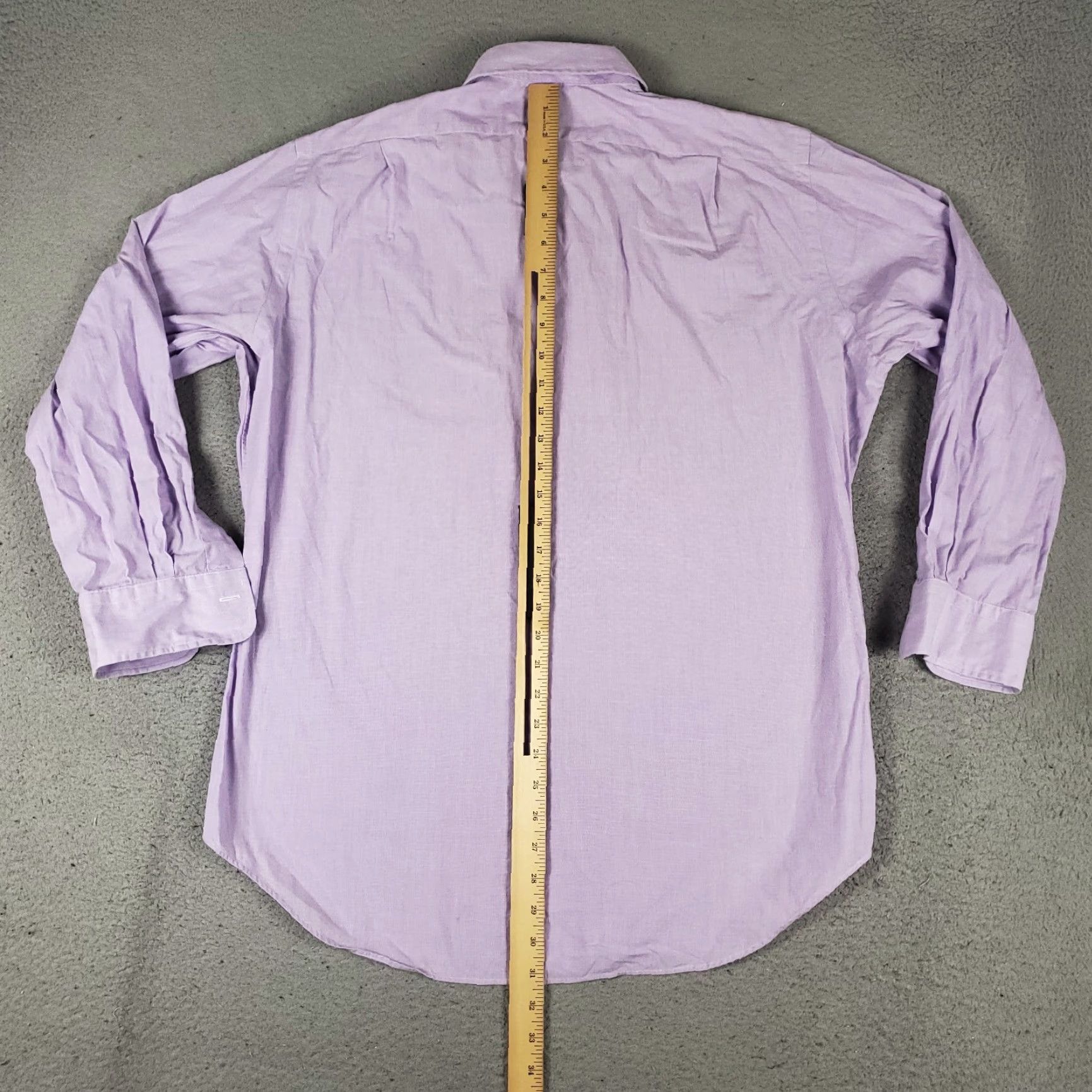 Ralph Lauren Ralph Lauren Shirt Mens Size 16 Purple Dress Button Up Long Sleeve Shirt Size 42R - 3 Thumbnail