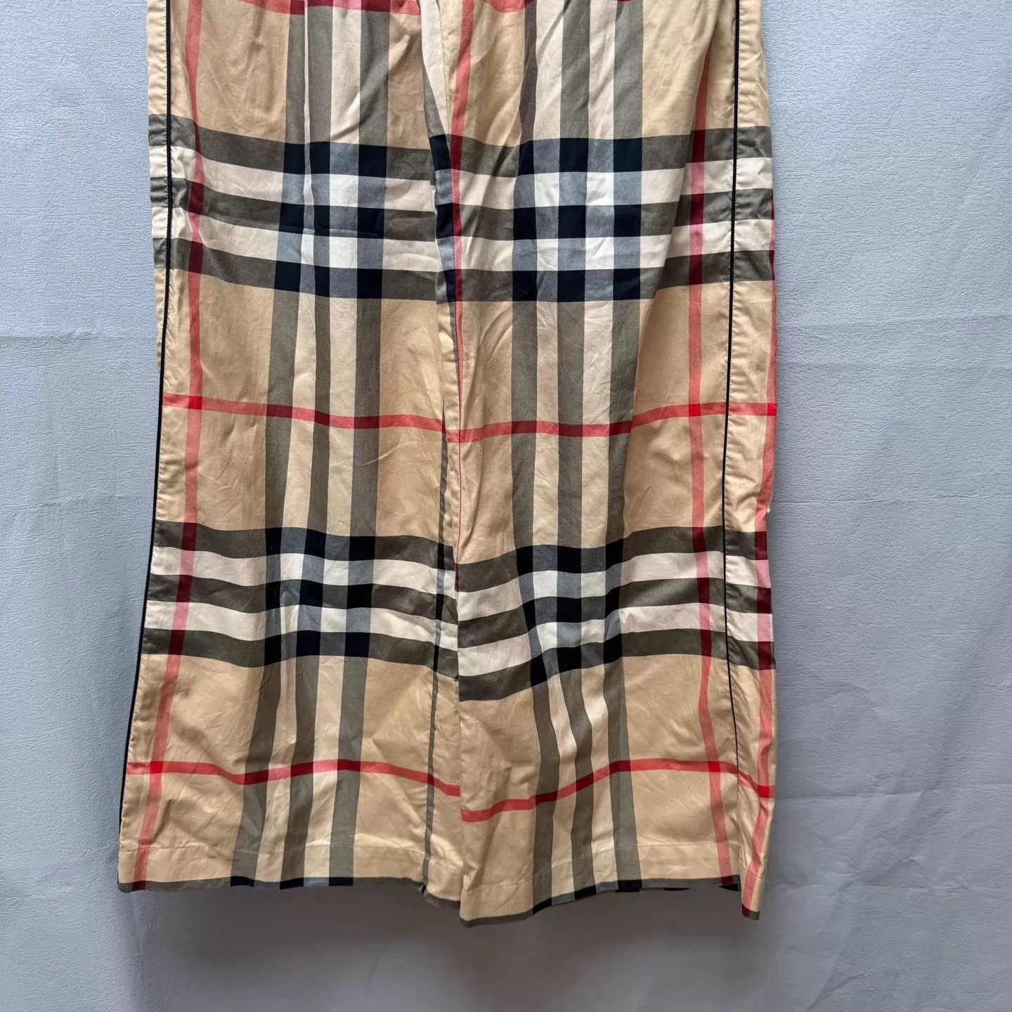 Burberry BBR Classic Khaki Check Pants UK8 99 New Size 27" / US 4 / IT 40 - 4 Thumbnail