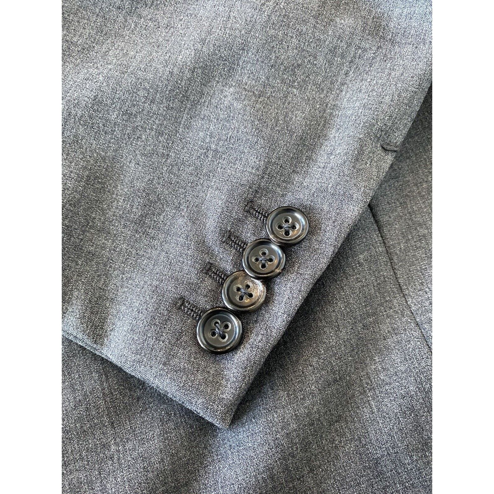 Jil Sander JIL SANDER Tailor Made Gray Sport Coat 3 Btn Center Vent 42R Size 42R - 9 Thumbnail