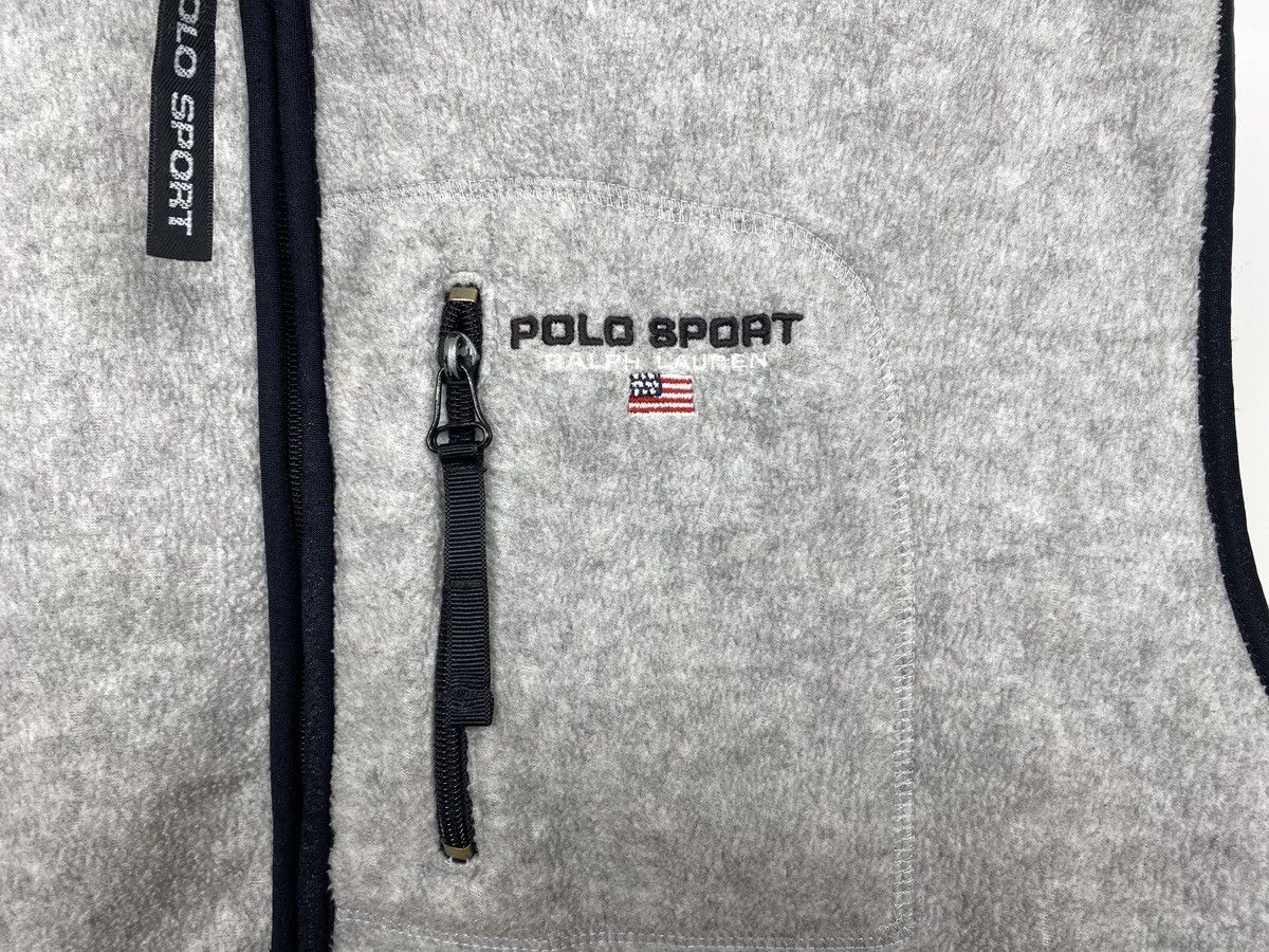 Polo Ralph Lauren Ralph Lauren Polo Sport Fleece Vest 1990's Gorpcore Size US XXL / EU 58 / 5 - 4 Thumbnail