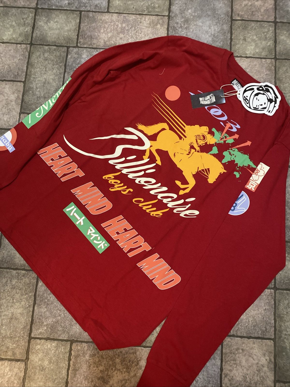 Billionaire Boys Club NWT M Long Sleeve Awesome Graphics !